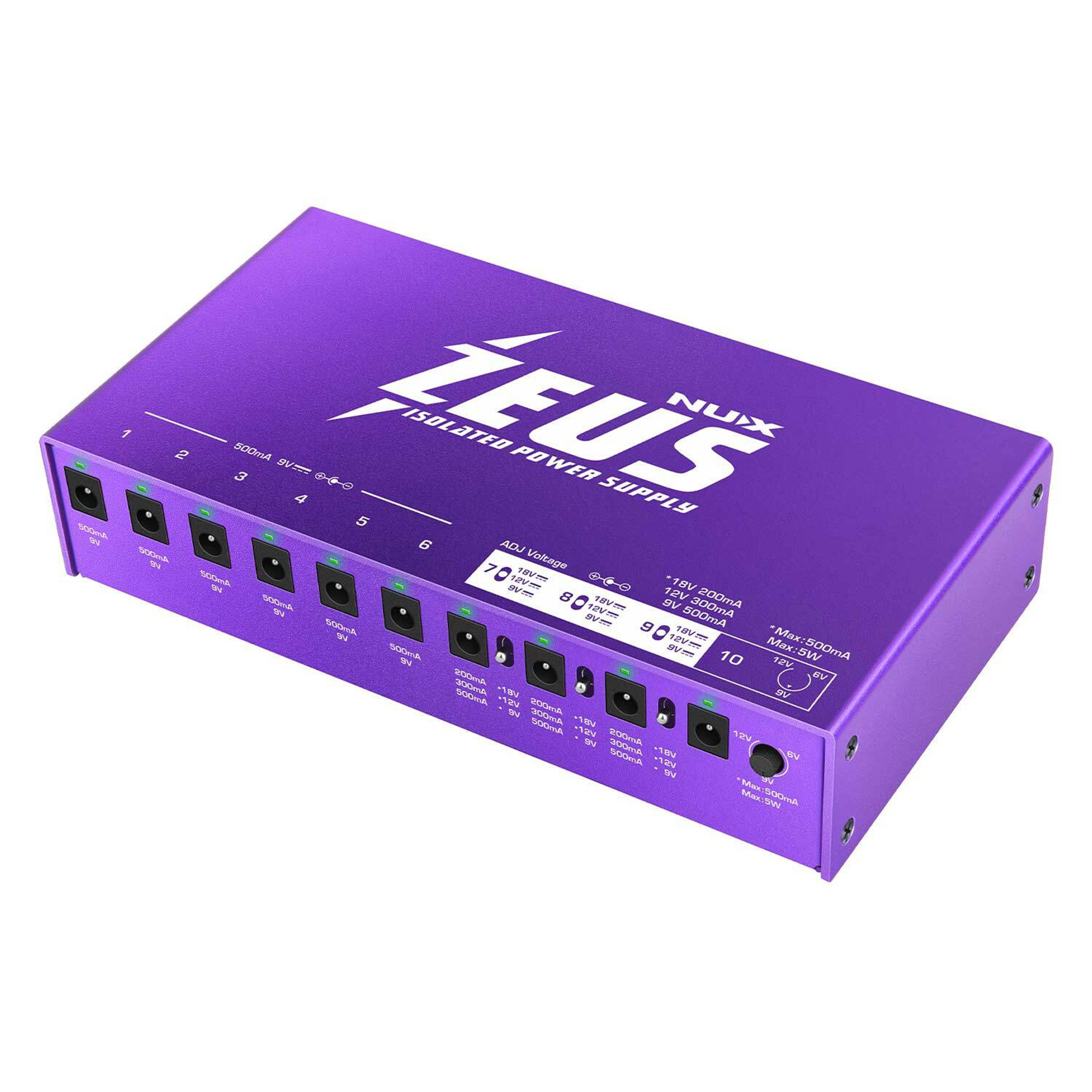 NUX NIP-Z10 Zeus Isolated Power Supply - 3 Years Warranty