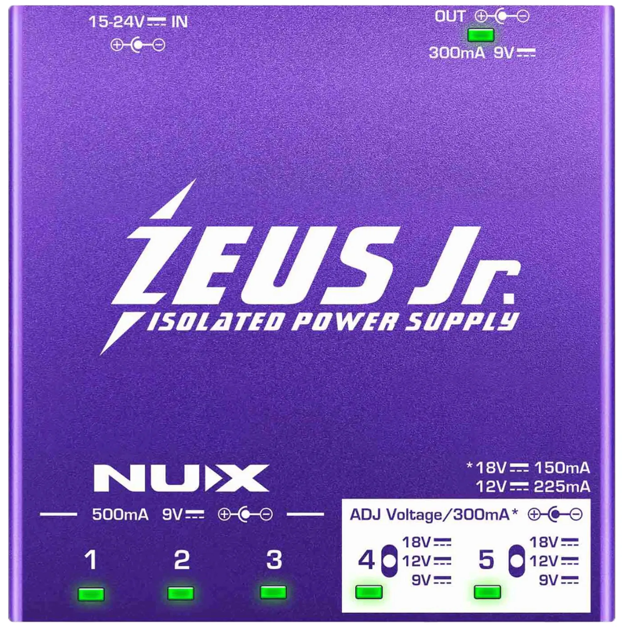 NUX NIP-Z6 Zeus Jr. Isolated Power Supply - 3 Years Warranty