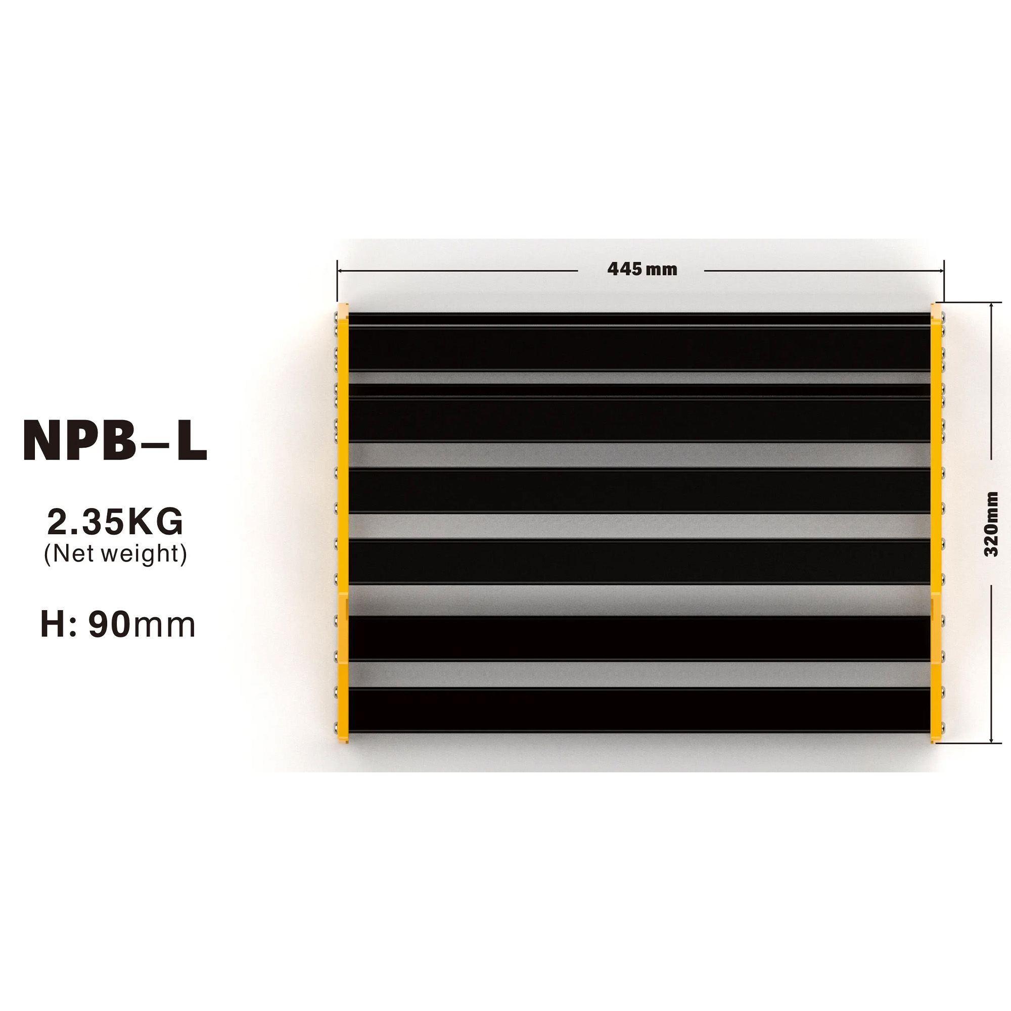 NUX NPB-L Pedal Board with Carry Bag - 3 Years Warranty