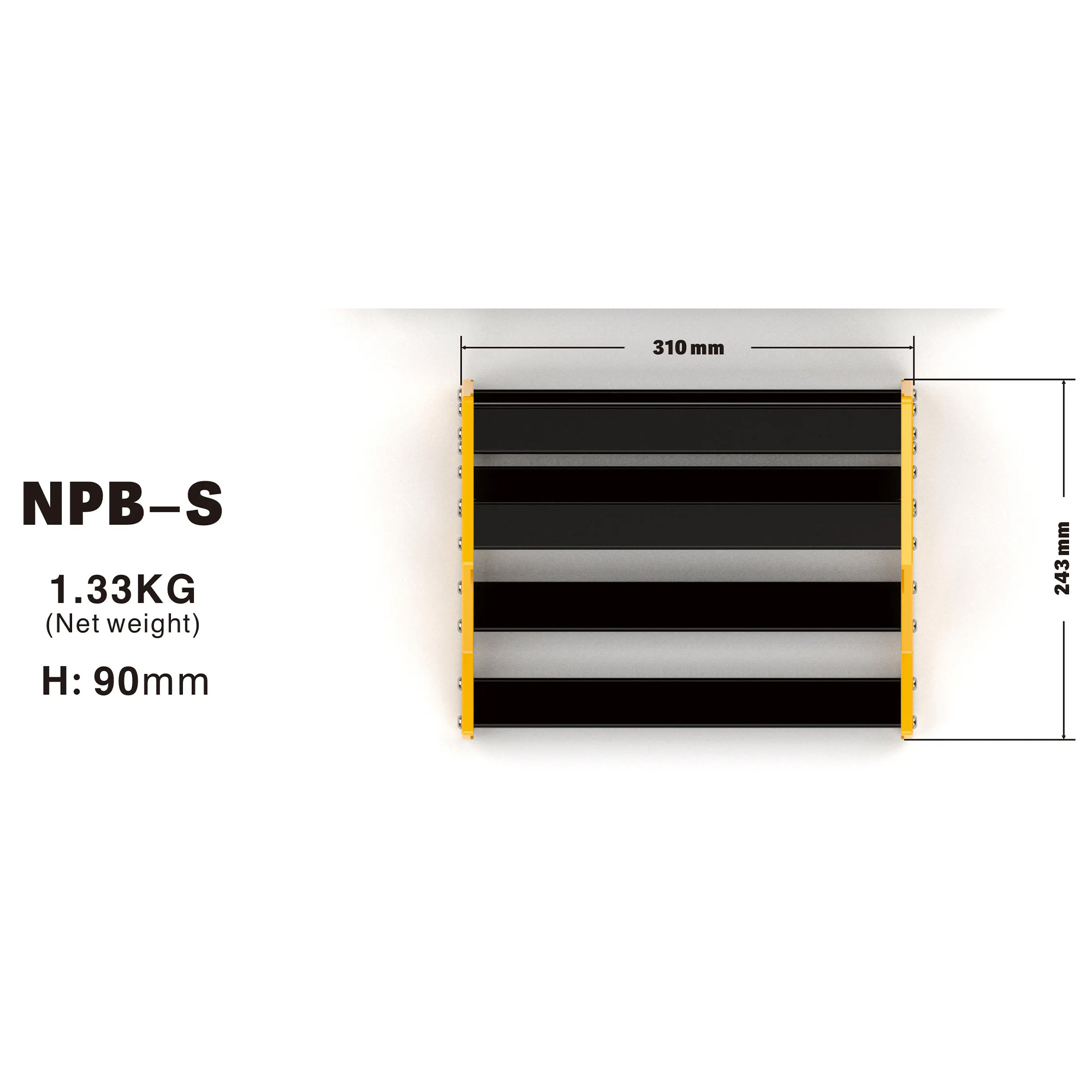 NUX NPB-S Pedal Board with Carry Bag - 3 Years Warranty