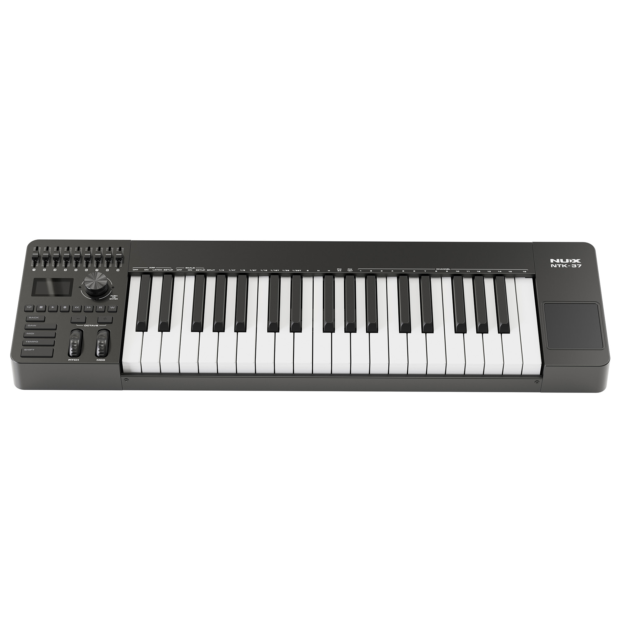NUX NTK-37 Midi Keyboard Controller - Black - 3 Years Warranty