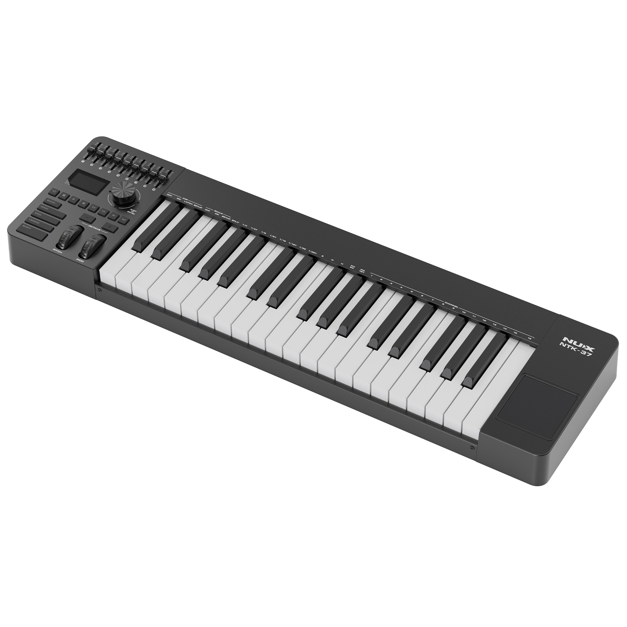 NUX NTK-37 Midi Keyboard Controller - Black - 3 Years Warranty