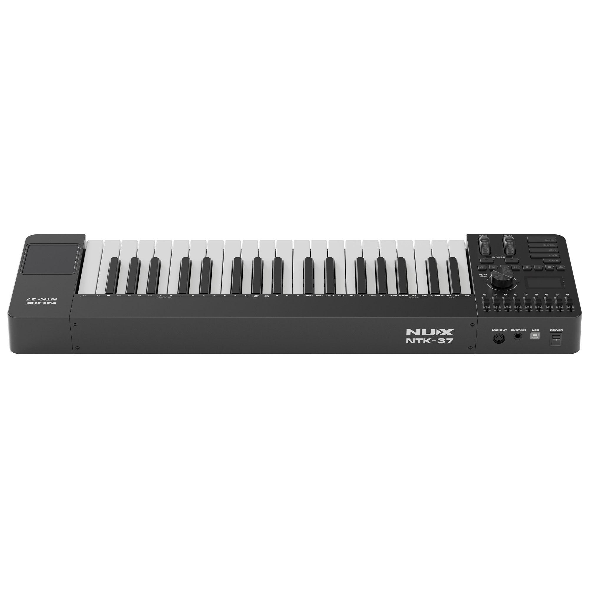 NUX NTK-37 Midi Keyboard Controller - Black - 3 Years Warranty