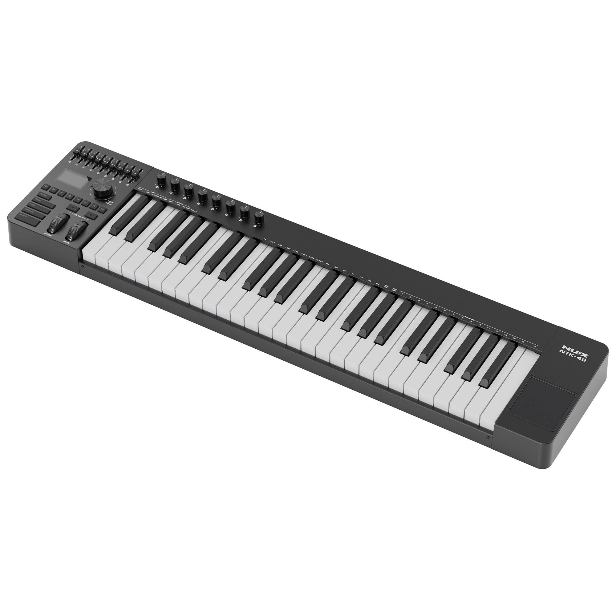NUX NTK-49 Midi Keyboard Controller - Black - 3 Years Warranty