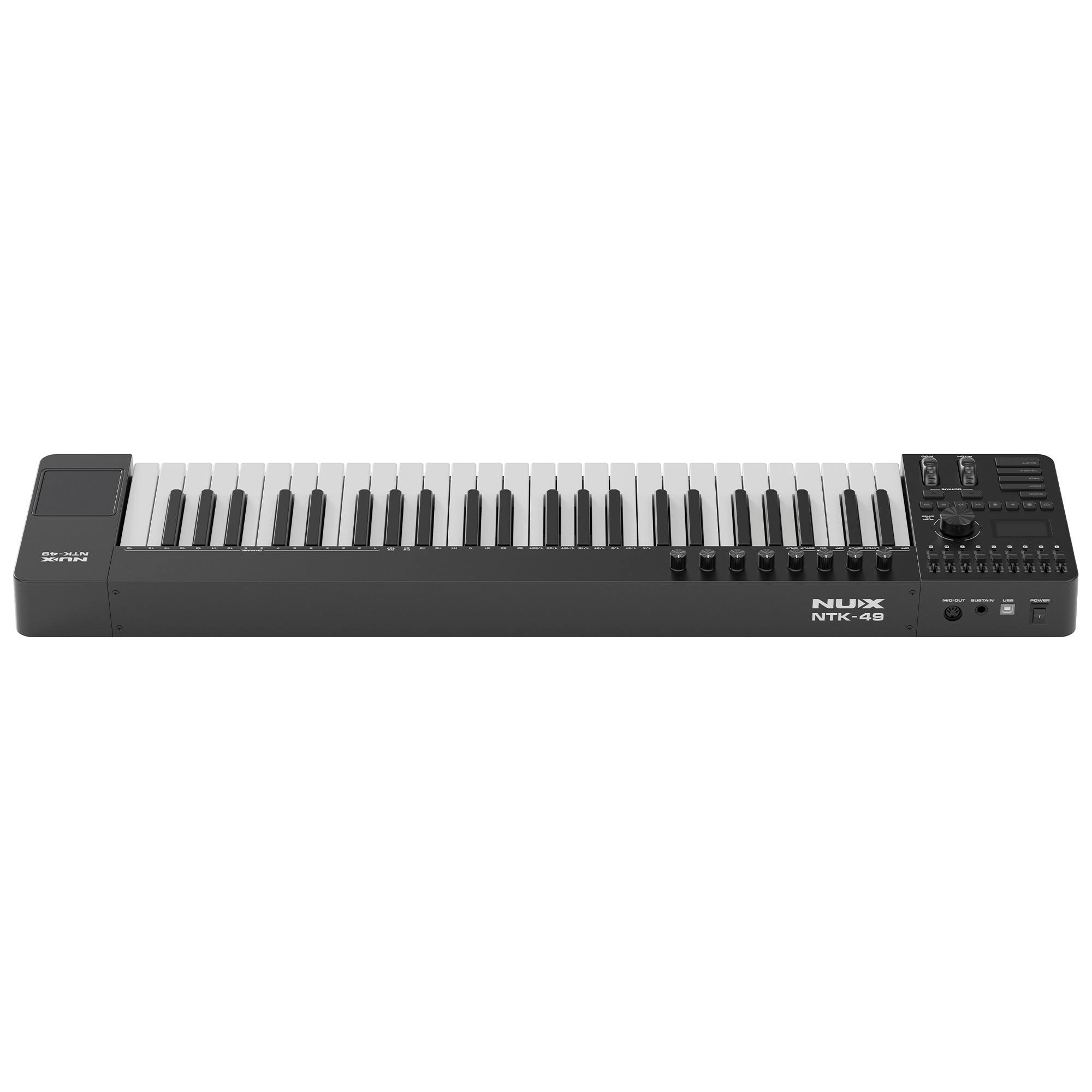 NUX NTK-49 Midi Keyboard Controller - Black - 3 Years Warranty