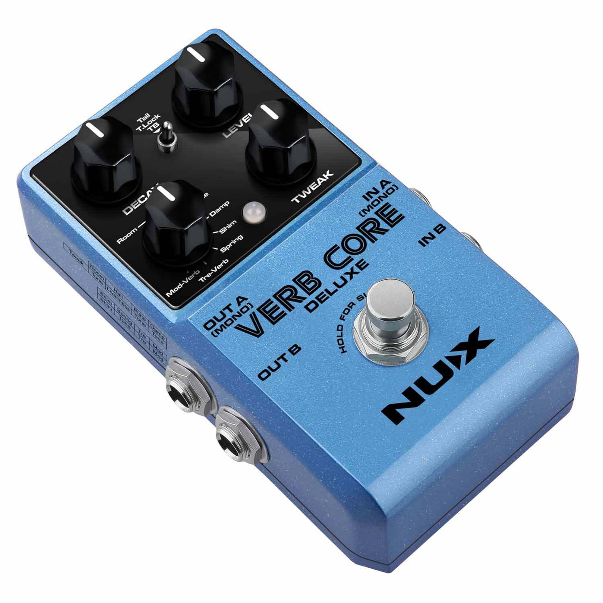 NUX Verb Core Deluxe Reverb Pedal Effects - 3 Years Warranty