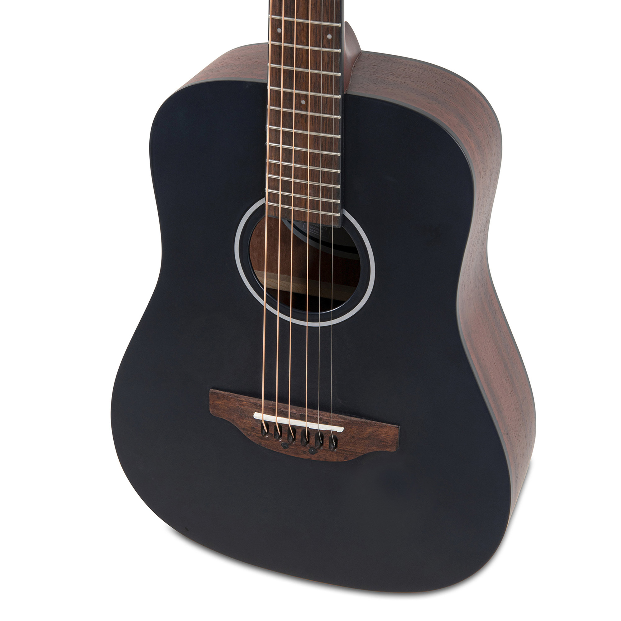 Ovation Wood Classics AAT96-4S Travel Acoustic Guitar - Black