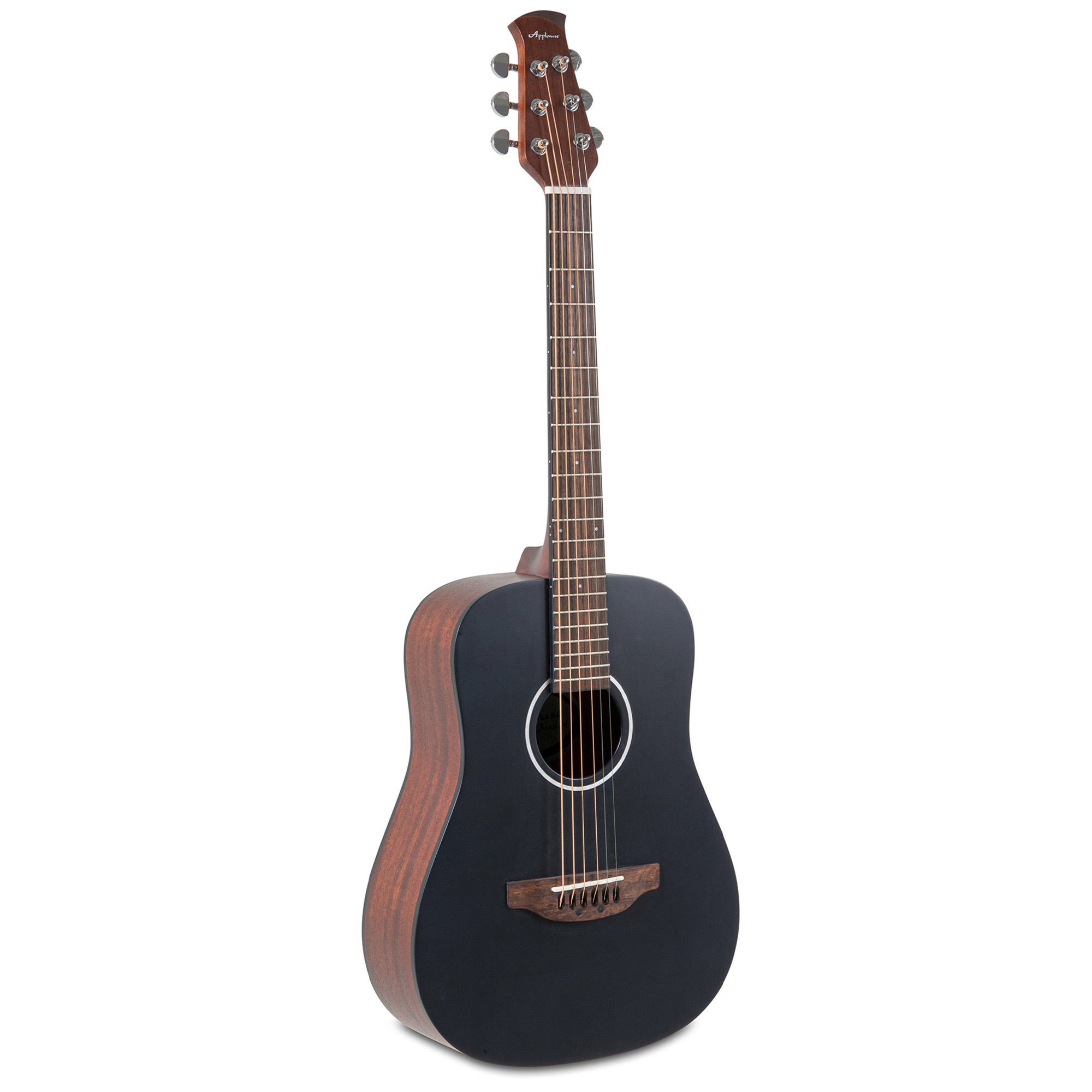 Ovation Wood Classics AAT96-4S Travel Acoustic Guitar - Black