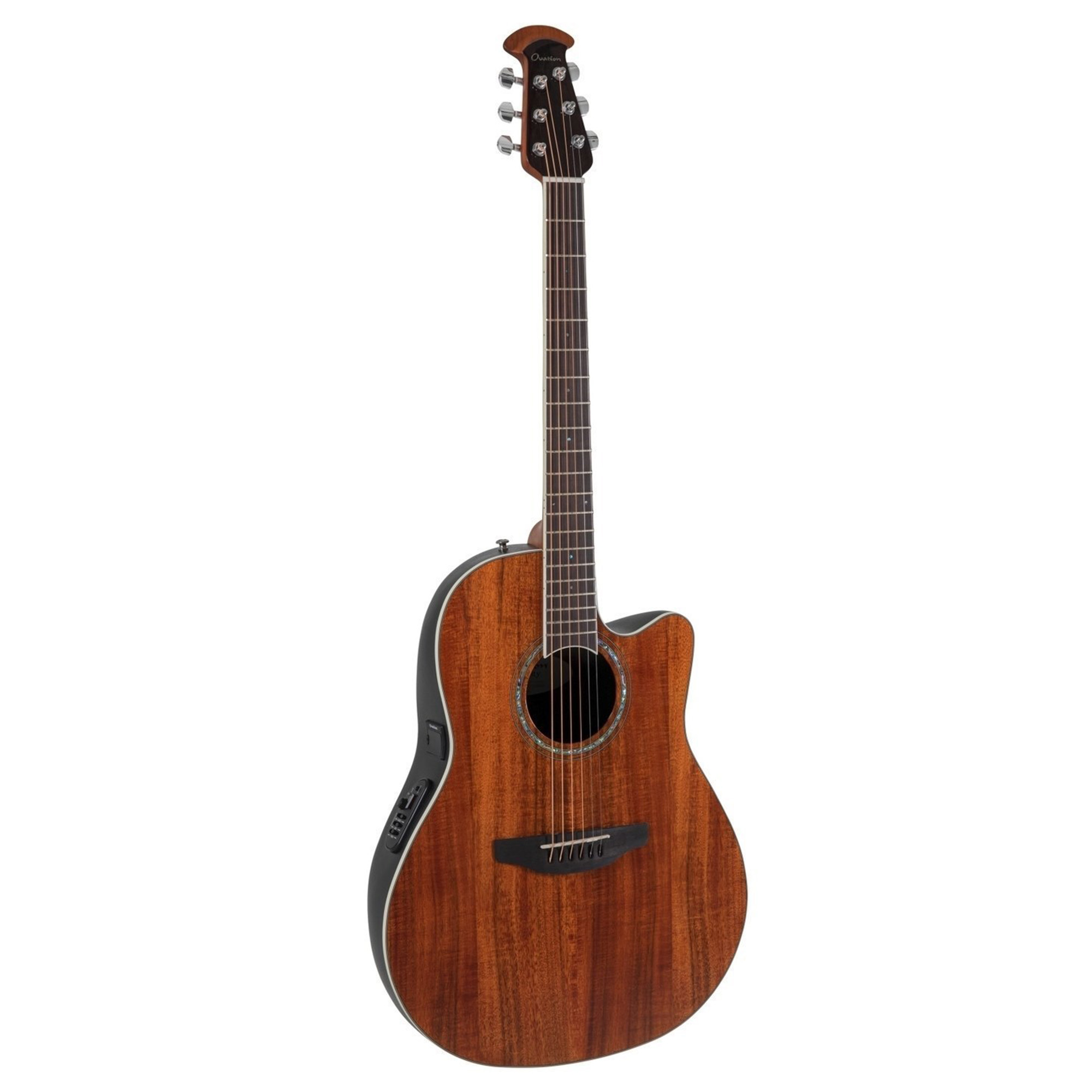 Ovation Celebrity Standard Plus Mid Cutaway Electric Acoustic Guitar -  Figured Koa
