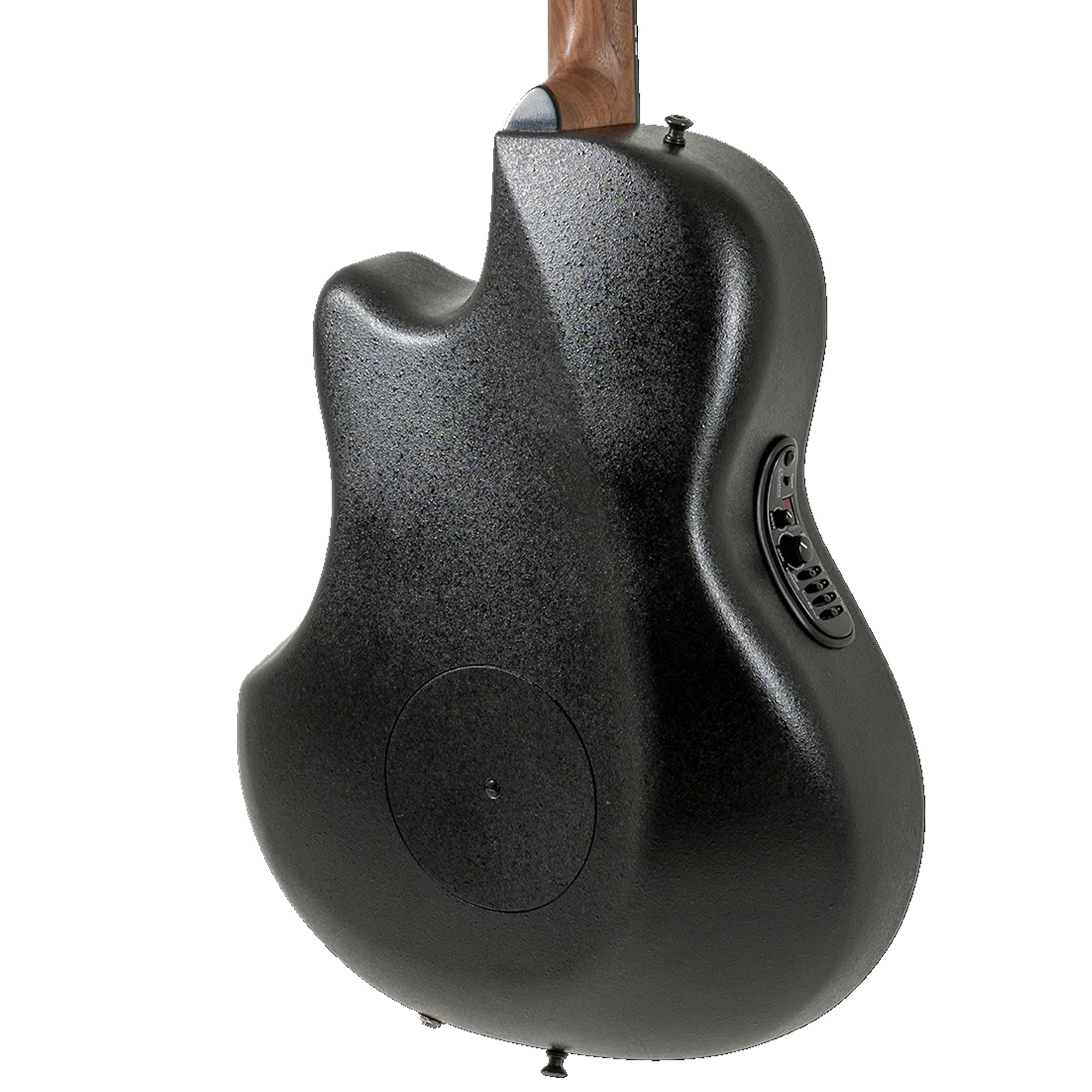 Ovation Adamas E Mid Depth Contour Cutaway Acoustic Electric Guitar - Black