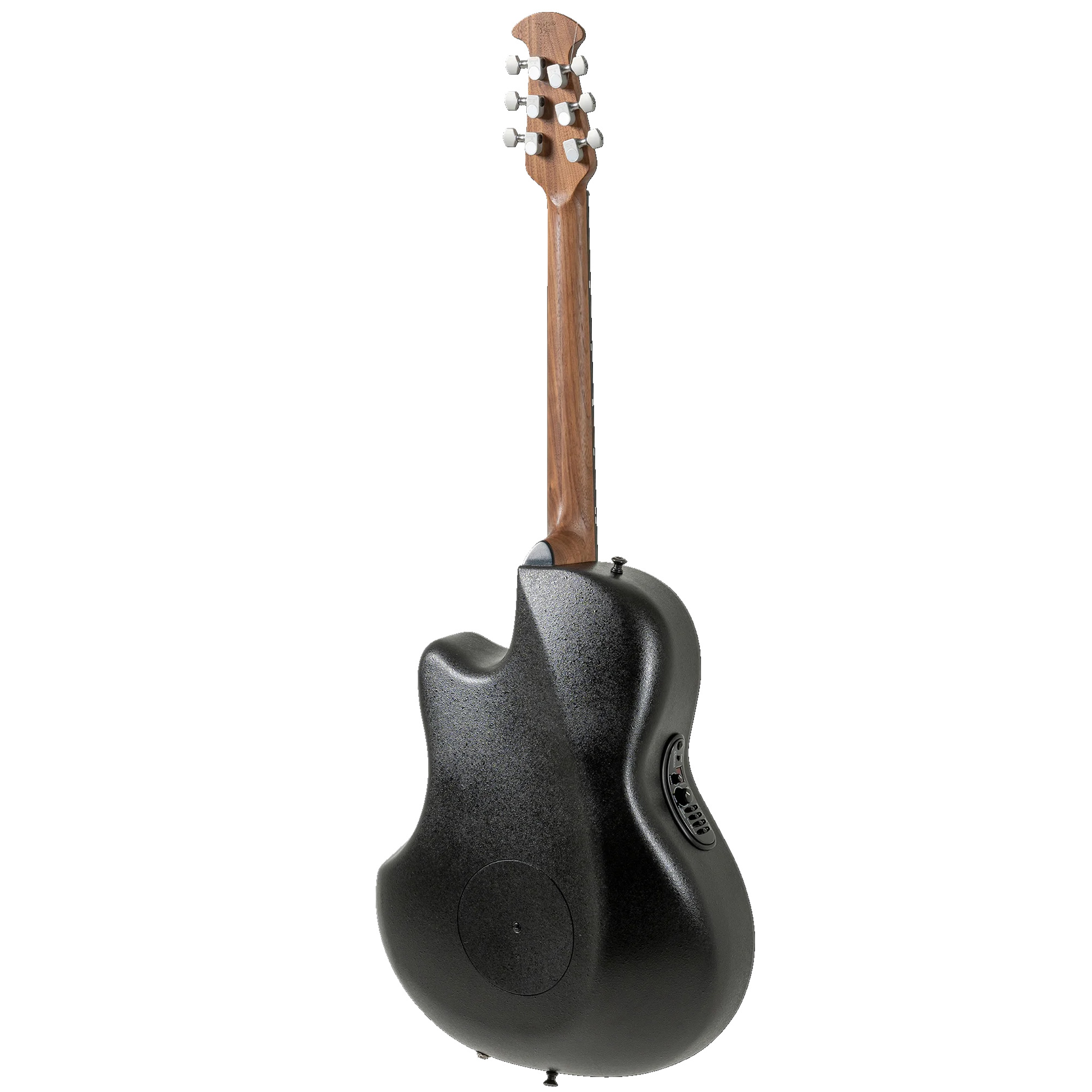Ovation Adamas E Mid Depth Contour Cutaway Acoustic Electric Guitar - Black