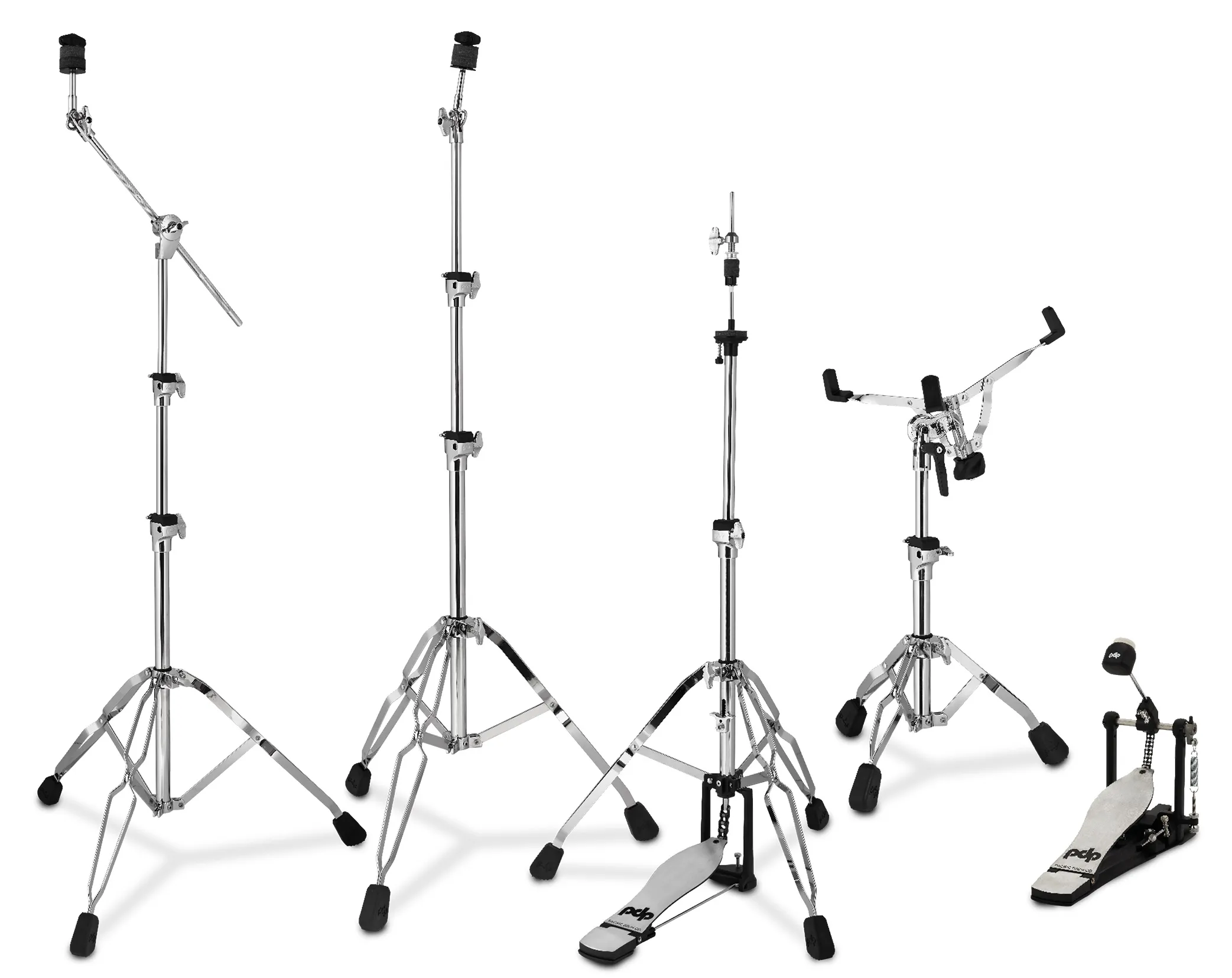 PDP Hardware 5 Piece 800 Series Hardware Pack with Pedal