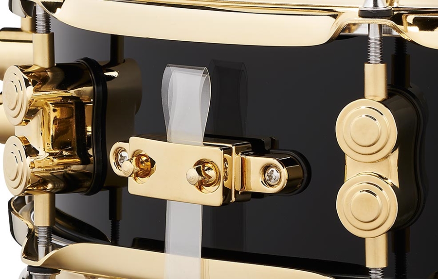 PDP Drums Eric Hernandez Signature Snare Black with Gold Hardware - 4-inch x 13-inch