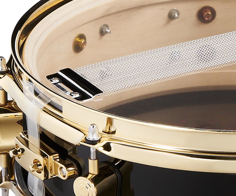 PDP Drums Eric Hernandez Signature Snare Black with Gold Hardware - 4-inch x 13-inch