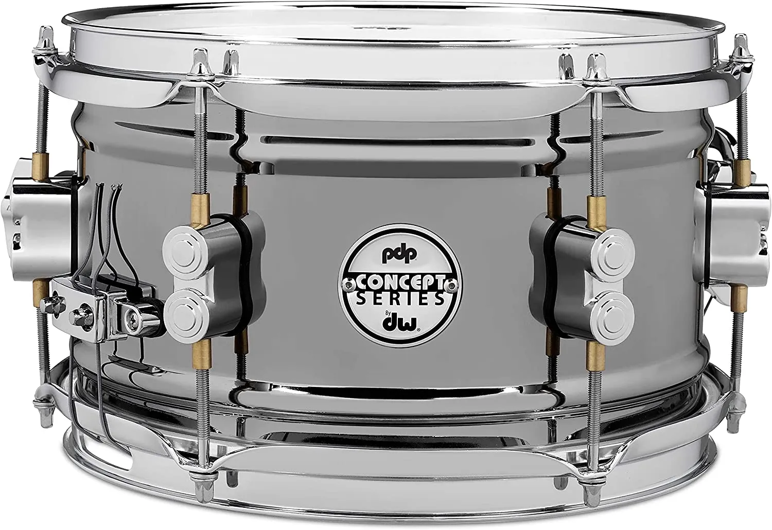 PDP Drums Concept Metal Snare Black Nickel Over Steel - 6-inch x 10-inch