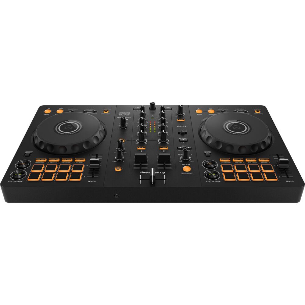 Pioneer DJ DDJ-FLX4 2-Channel Rekordbox and Serato DJ Controller - Graphite