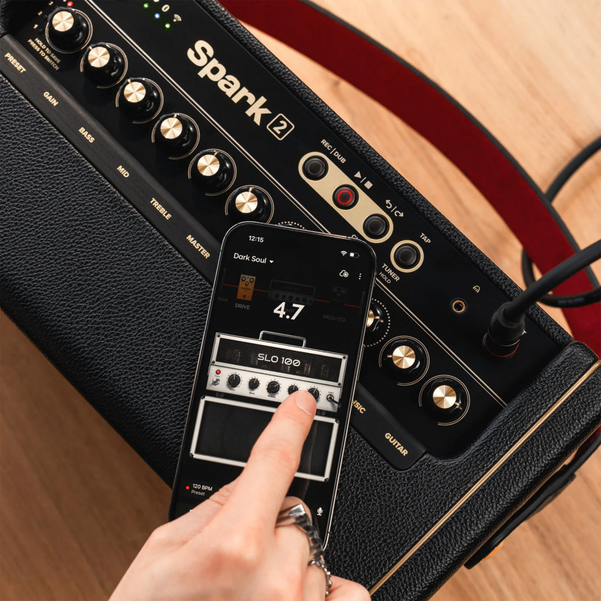 Positive Grid Spark 2 Smart Guitar Practice Amp & Bluetooth Speaker - 50 Watt