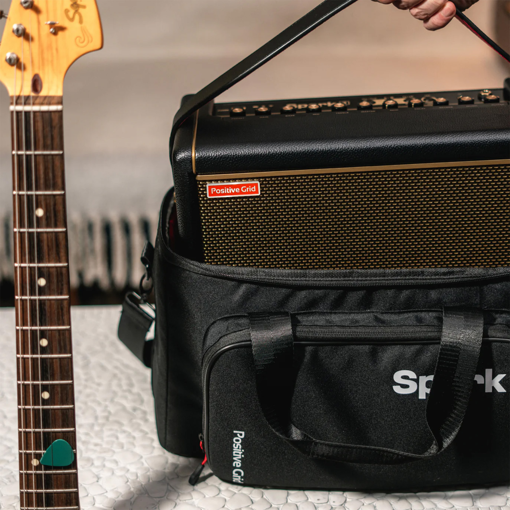 Positive Grid Spark 2 Custom Traveler Bag for Spark 2 Practice Amp - Black