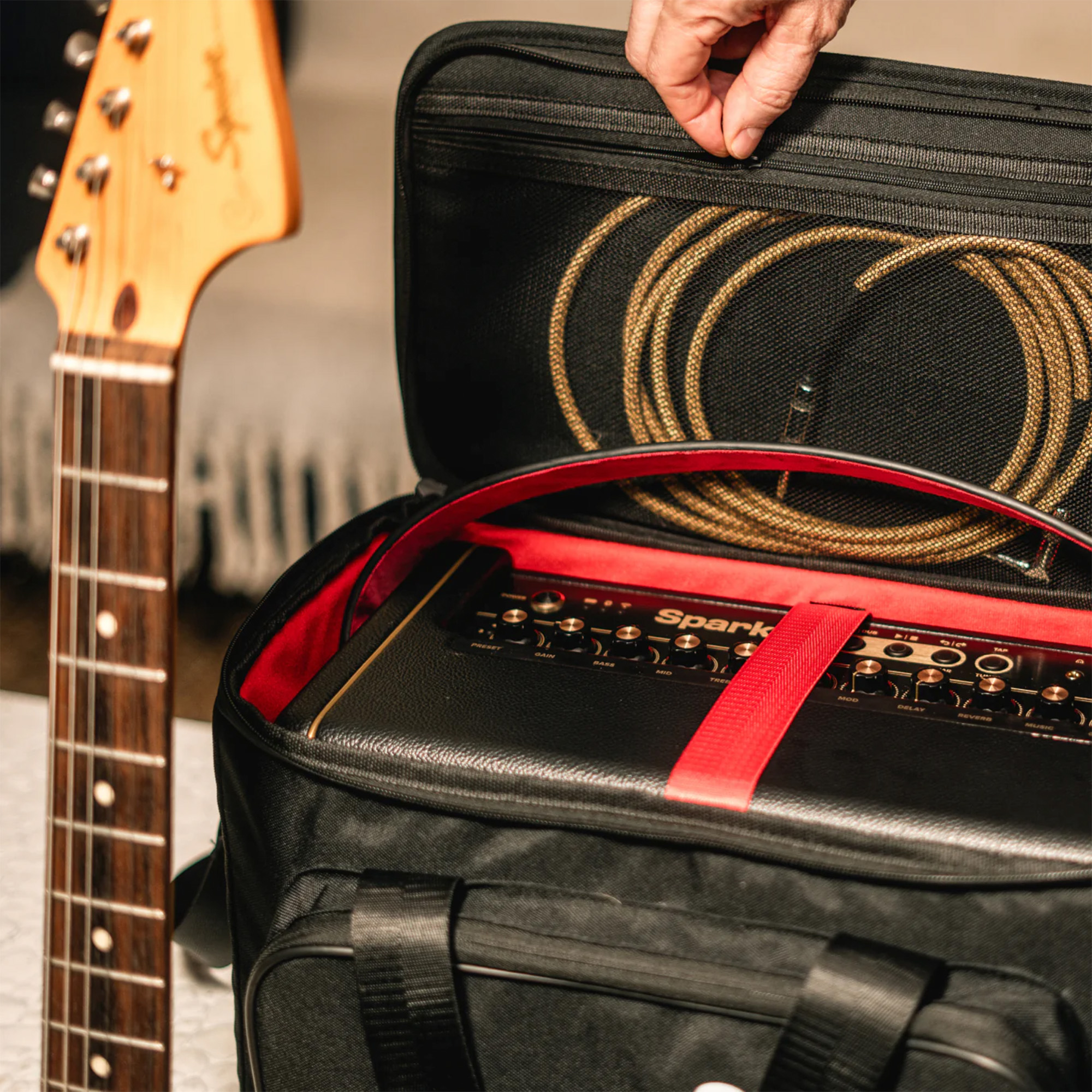 Positive Grid Spark 2 Custom Traveler Bag for Spark 2 Practice Amp - Black