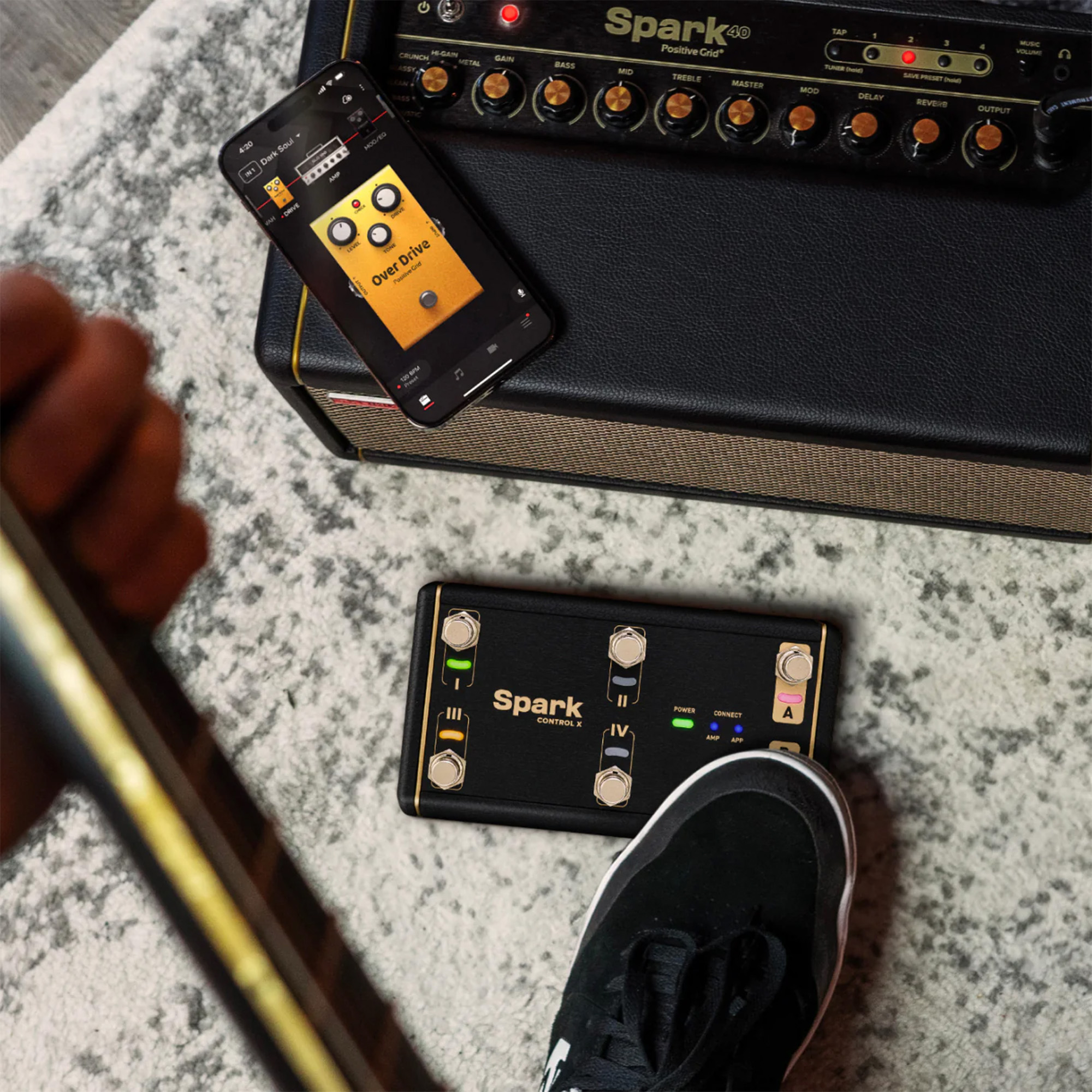 Positive Grid Spark Control X 6-Switch Wireless Footswitch