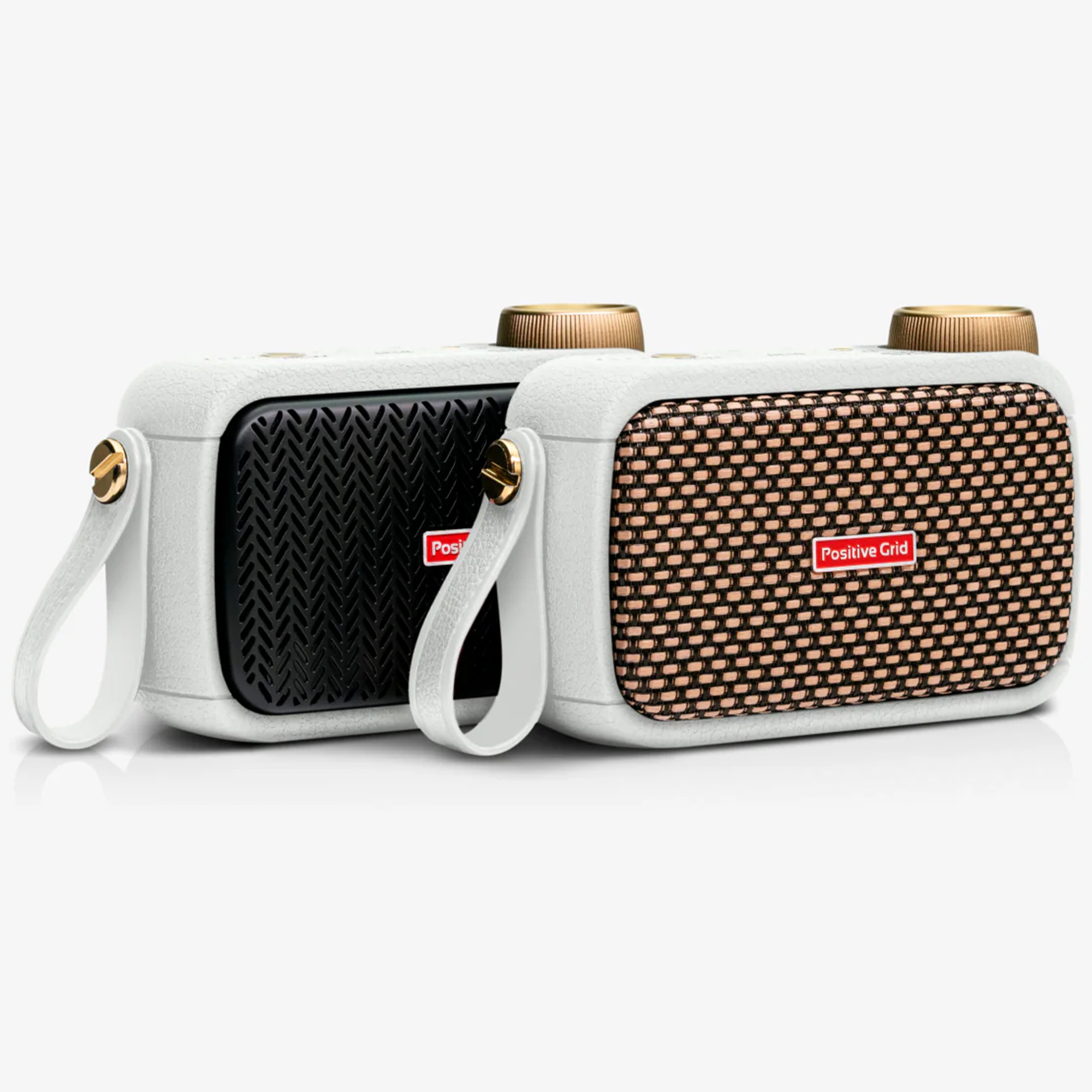 Positive Grid Spark GO Ultra Portable Smart Guitar Amp & Bluetooth Speaker 5 Watt - Pearl