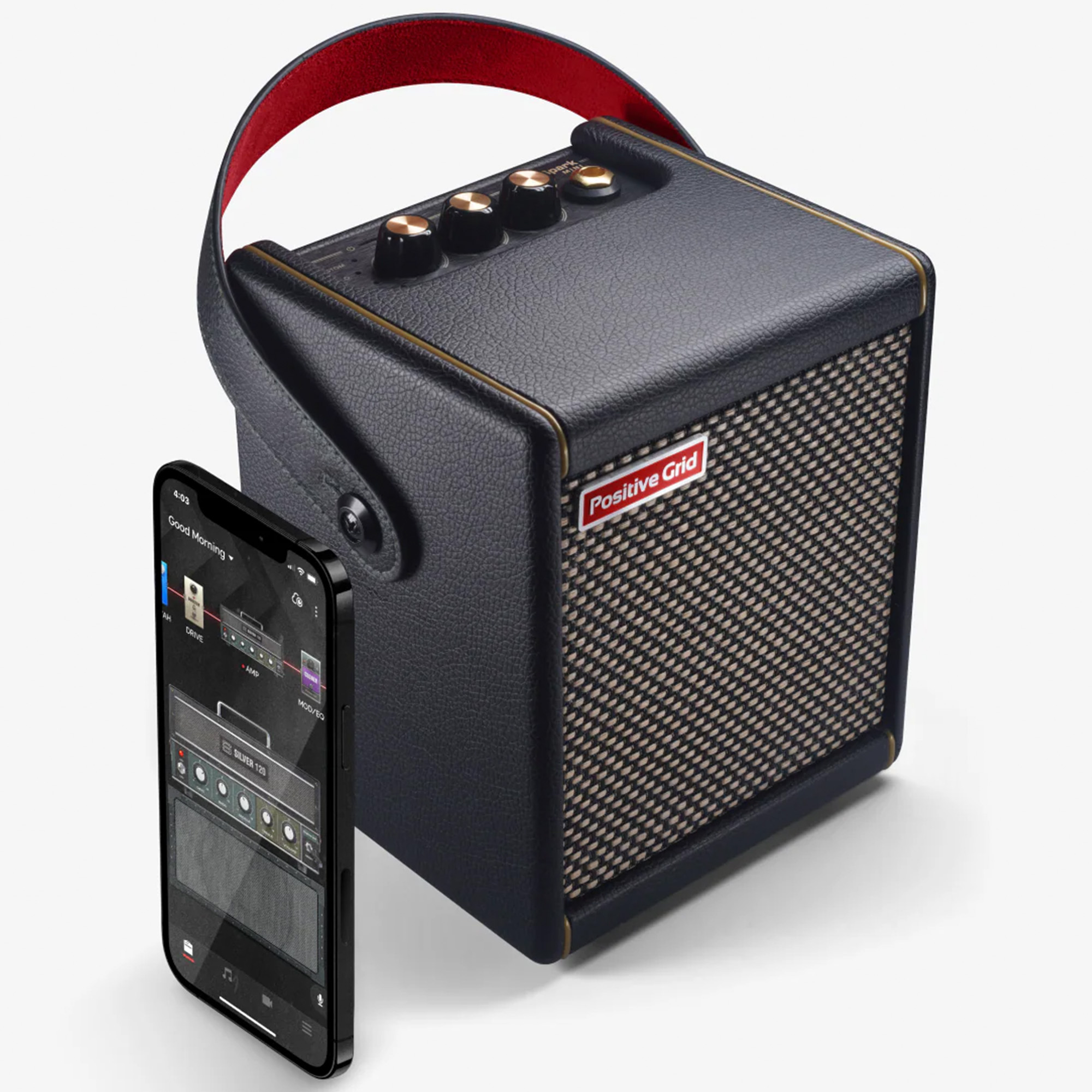 Positive Grid Spark Mini Portable Smart Guitar Amp & Bluetooth Speaker - 10 Watt