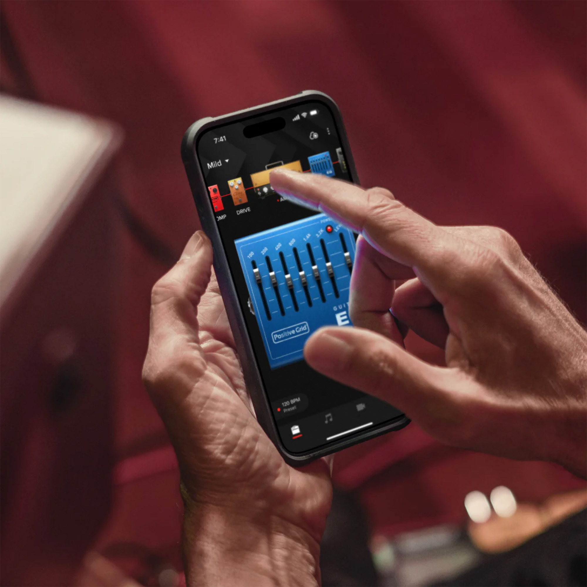 Positive Grid Spark Mini Special Edition Portable Smart Guitar Amp & Custom Cable 10 Watt