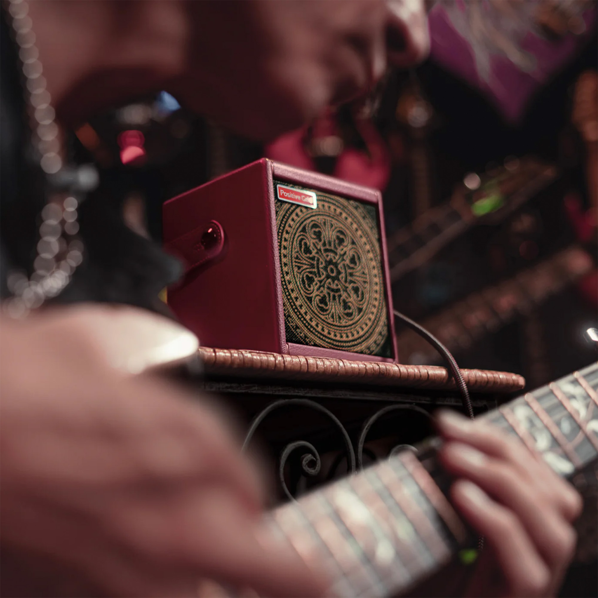 Positive Grid Spark Mini Special Edition Portable Smart Guitar Amp & Custom Cable 10 Watt