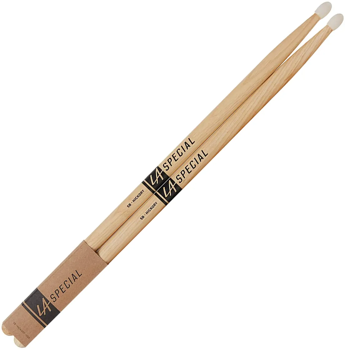 ProMark Drumsticks LA5BN LA Specials 5B Hickory Nylon Tip
