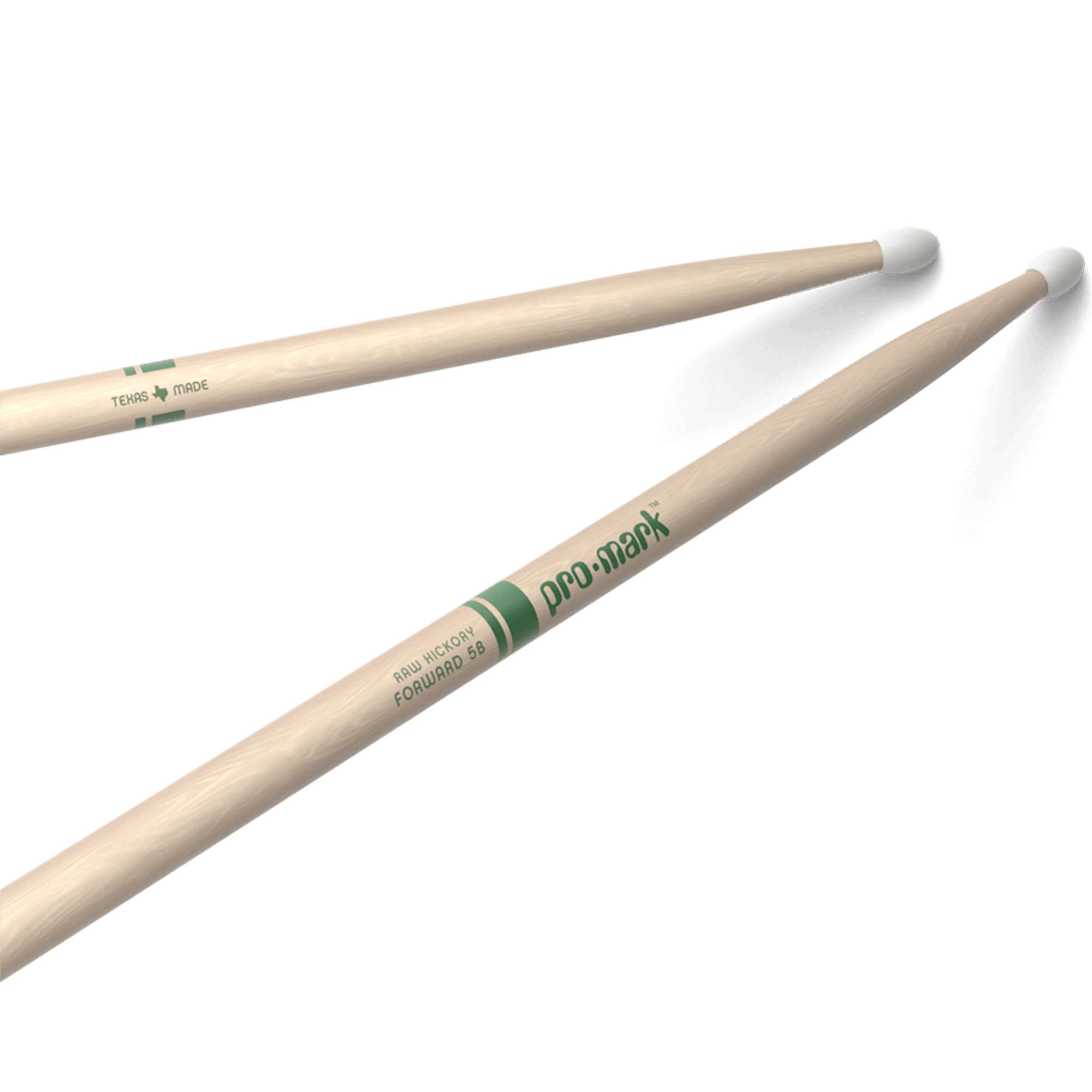 ProMark Drumsticks TXR5BN Hickory 5B "The Natural" Nylon Tip
