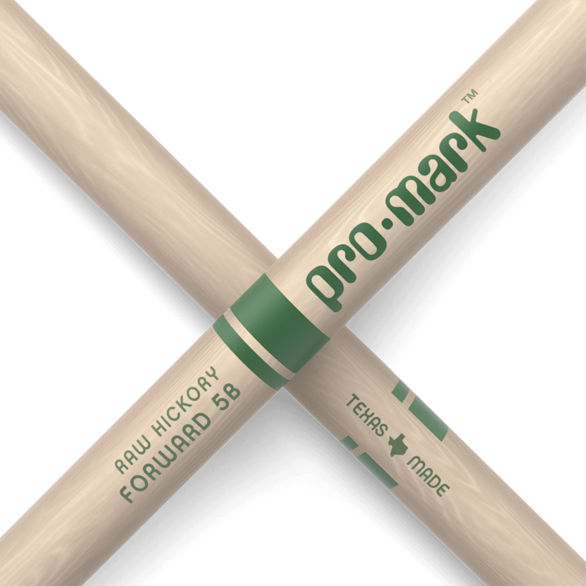 ProMark Drumsticks TXR5BN Hickory 5B "The Natural" Nylon Tip