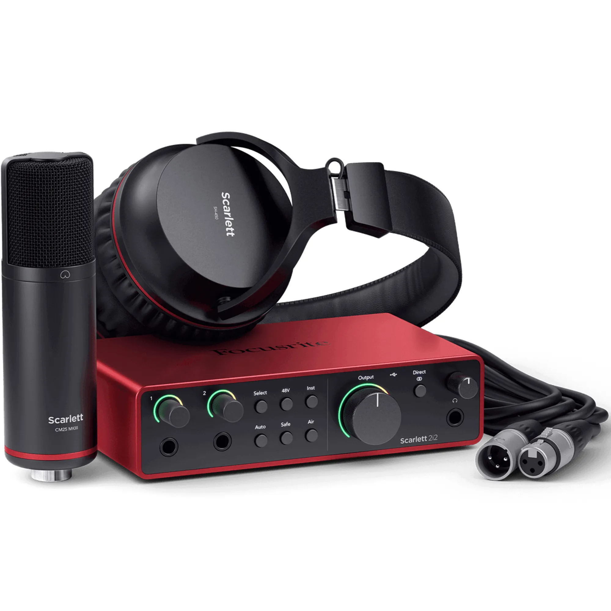 Focusrite Scarlett 2i2 Studio Recording Bundle 4th Gen