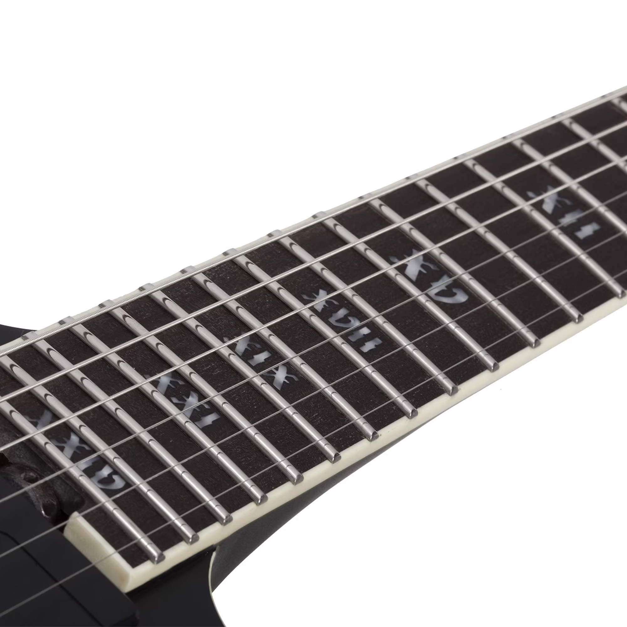 Schecter E-1 SLS Evil Twin Electric Guitar - Satin Black