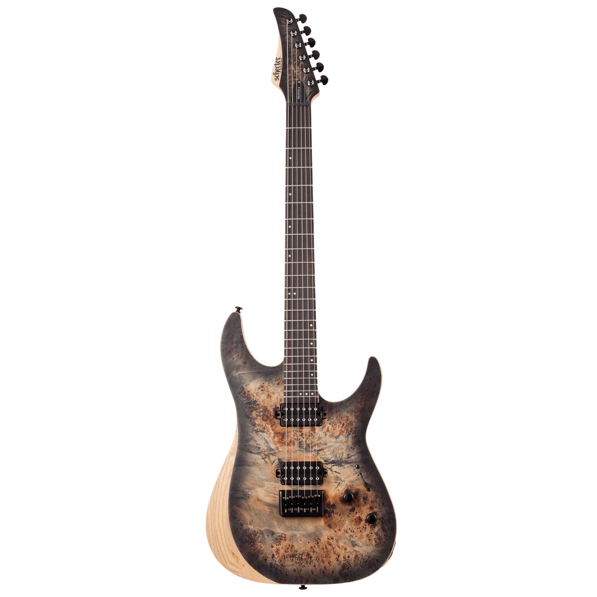 Schecter Electric Guitar Reaper 6 - Satin Charcoal Burst