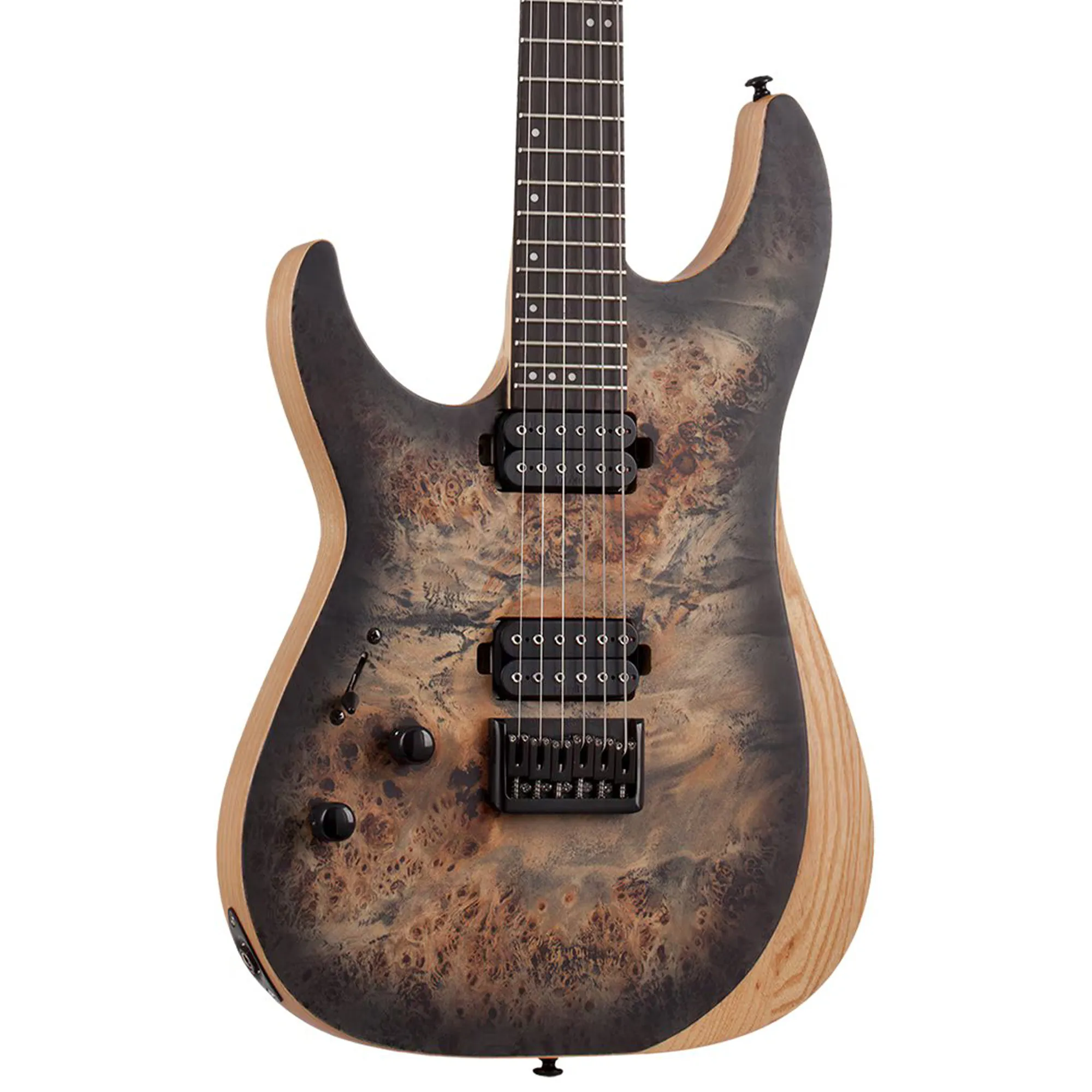Schecter Electric Guitar Reaper 6 Left Handed - Satin Charcoal Burst