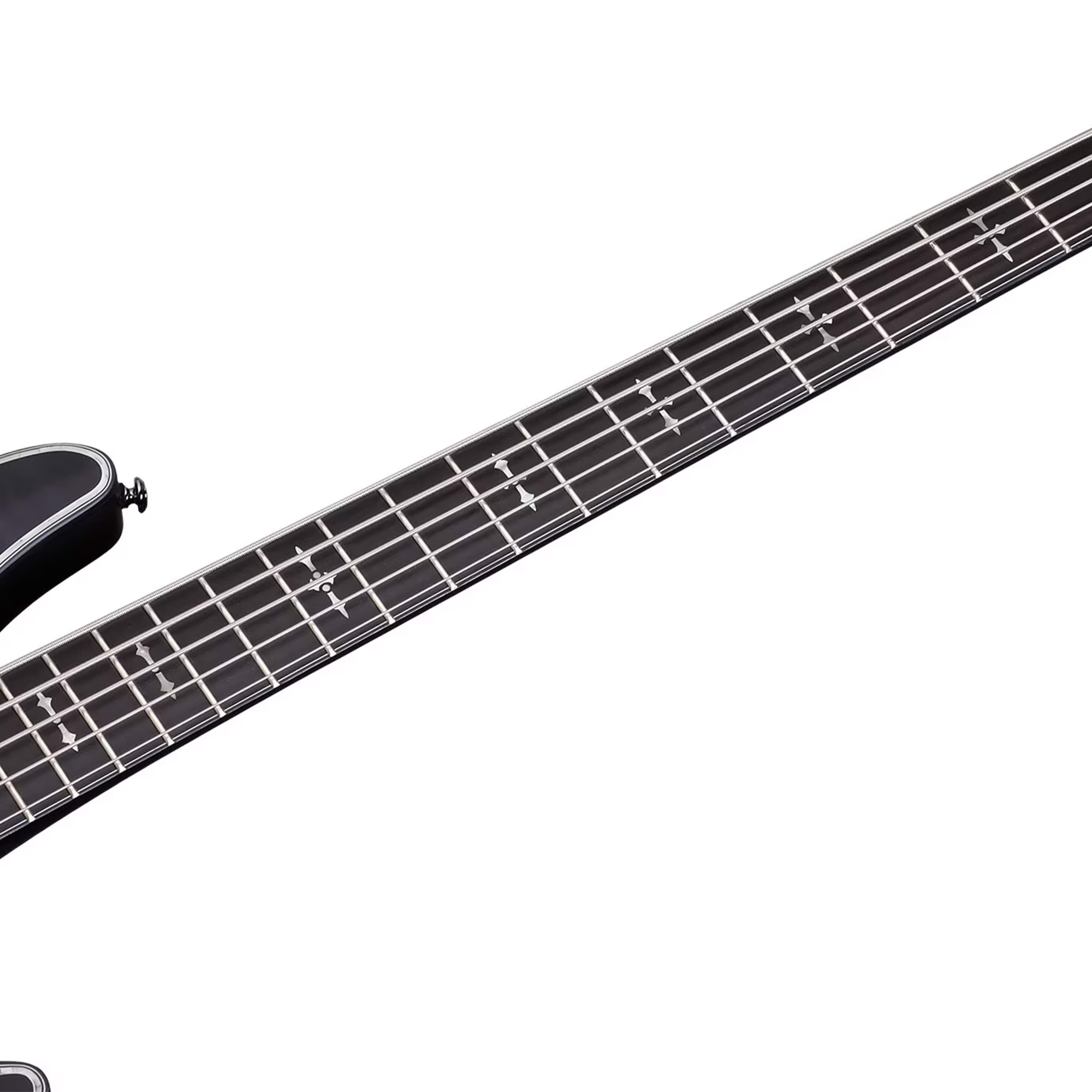 Schecter Hellraiser Extreme 5 Bass Electric Guitar - See Thru Black Satin