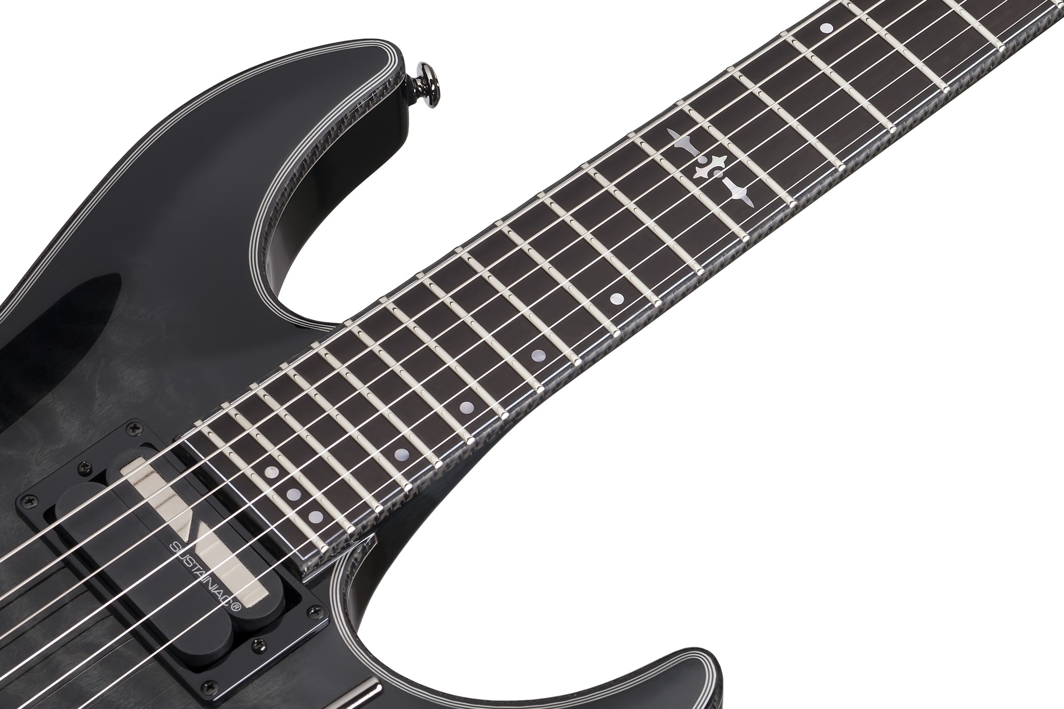 Schecter Hellraiser Hybrid C-1 FR-S Electric Guitar - Trans Black Burst