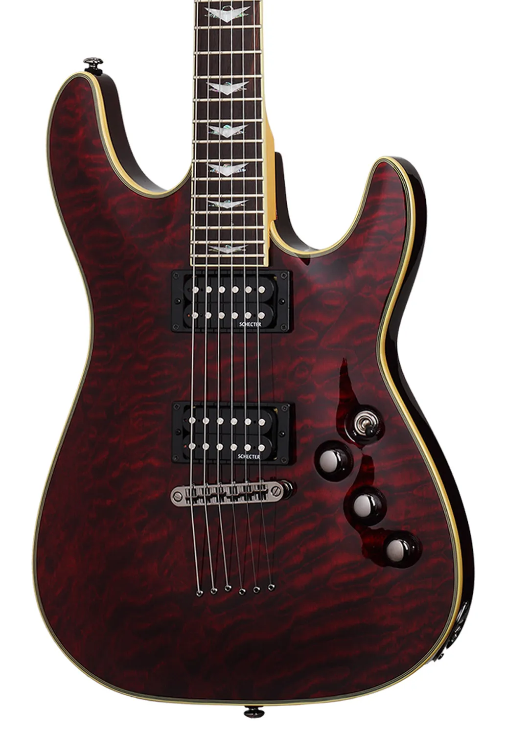 Schecter Electric Guitar Omen Extreme-6 - Black Cherry (BCH)