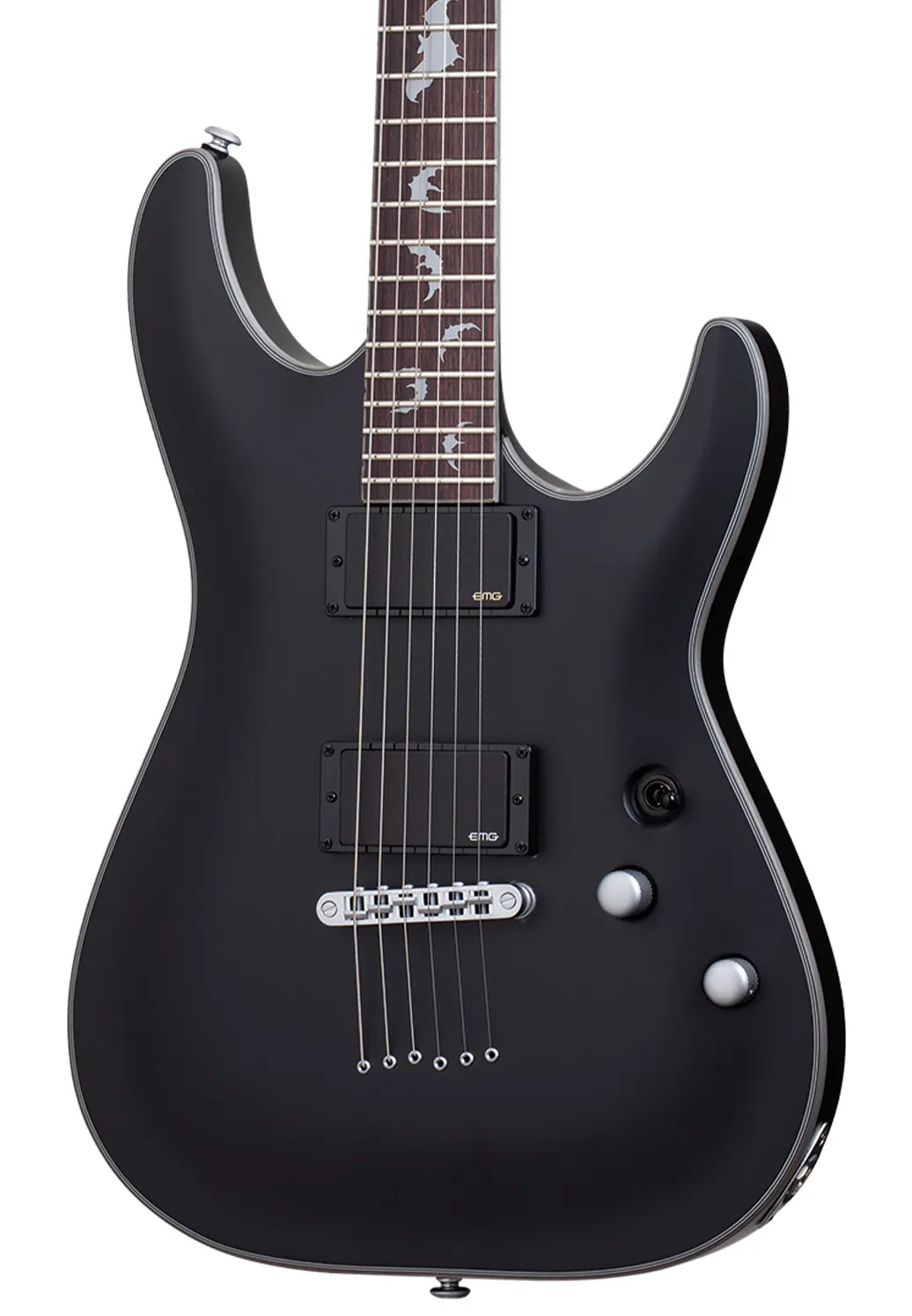 Schecter Damien Platinum 6 Electric Guitar- Satin Black