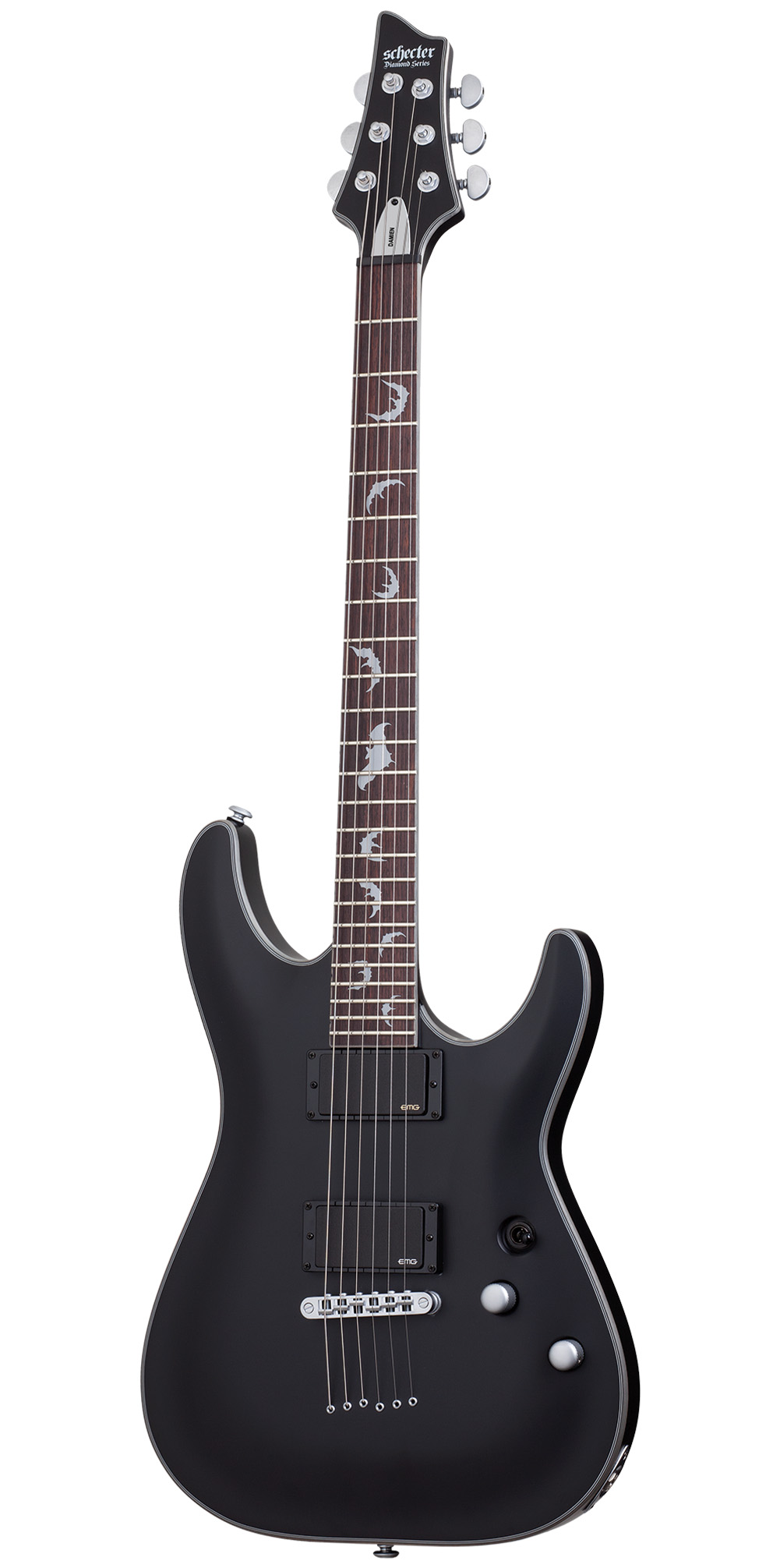 Schecter Damien Platinum 6 Electric Guitar- Satin Black