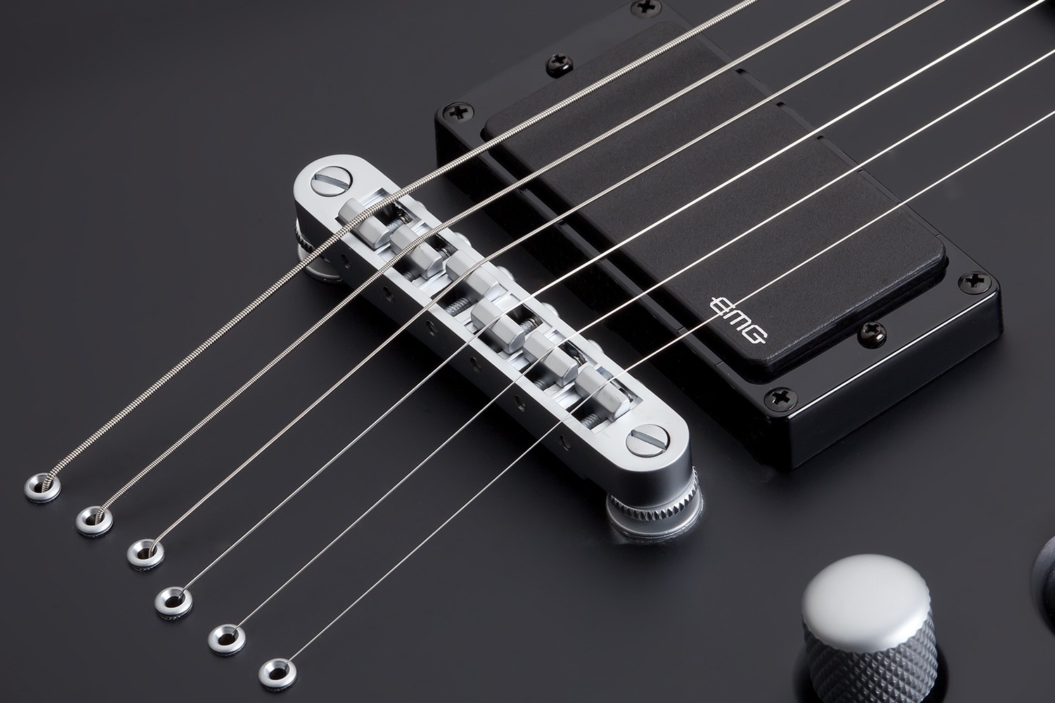 Schecter Damien Platinum 6 Electric Guitar- Satin Black