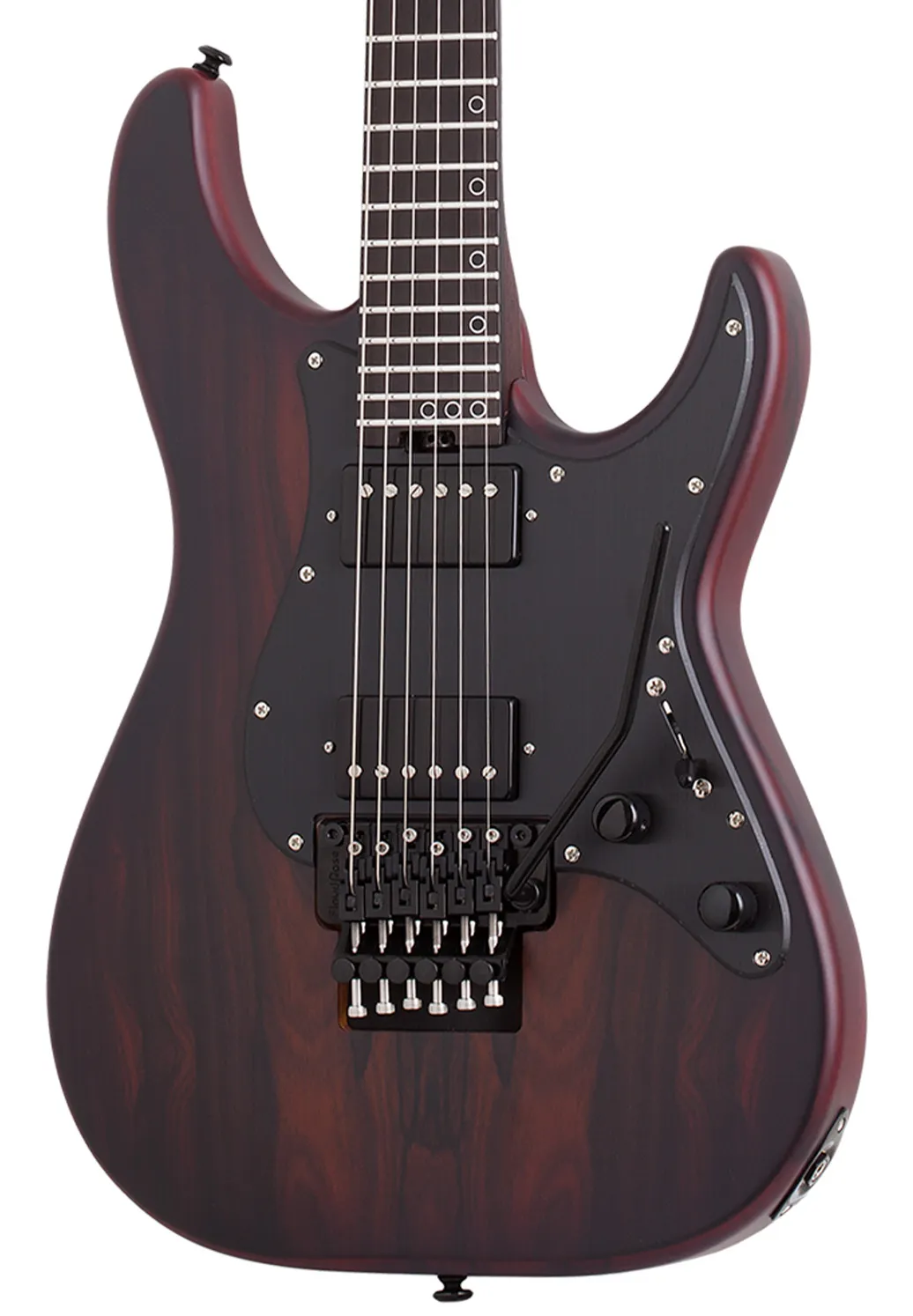 Schecter Electric Guitar Sun Valley Super Shredder Exotic FR Ziricote - Natural Satin