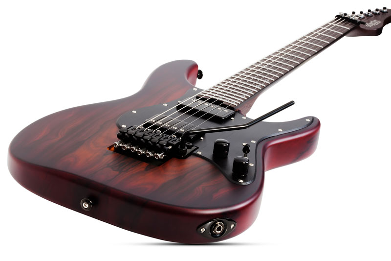 Schecter Electric Guitar Sun Valley Super Shredder Exotic FR Ziricote - Natural Satin