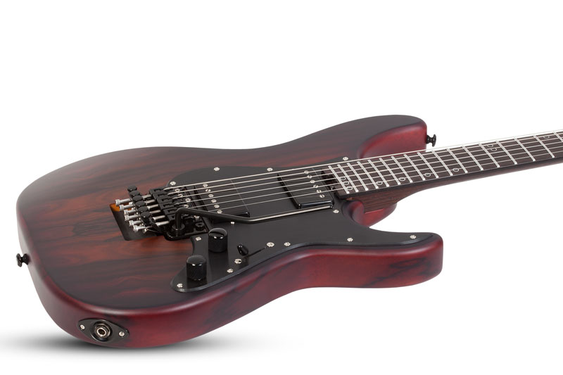 Schecter Electric Guitar Sun Valley Super Shredder Exotic FR Ziricote - Natural Satin