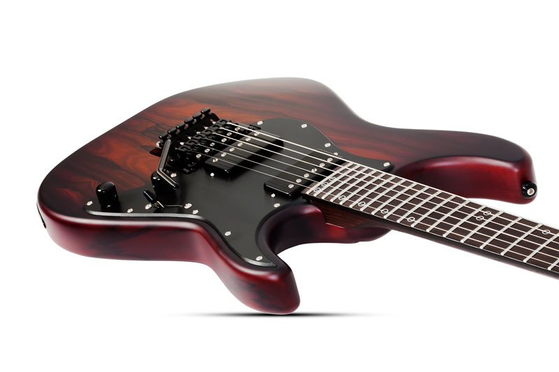 Schecter Electric Guitar Sun Valley Super Shredder Exotic FR Ziricote - Natural Satin