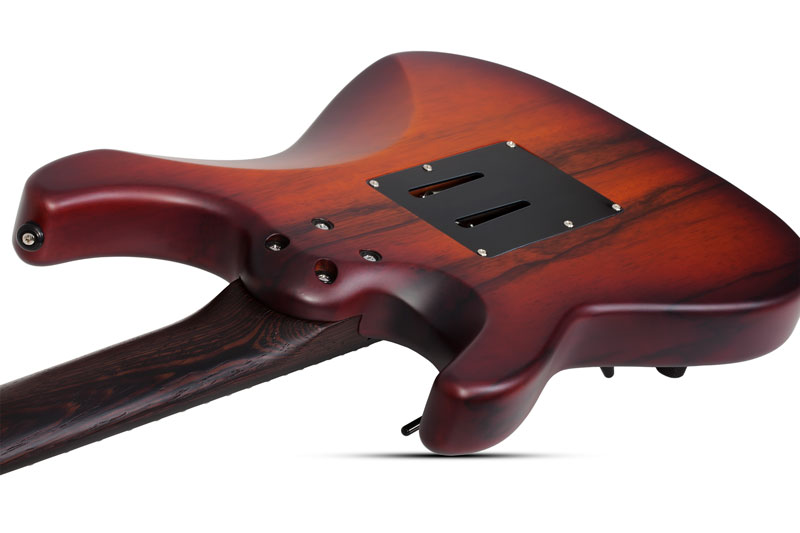 Schecter Electric Guitar Sun Valley Super Shredder Exotic FR Ziricote - Natural Satin