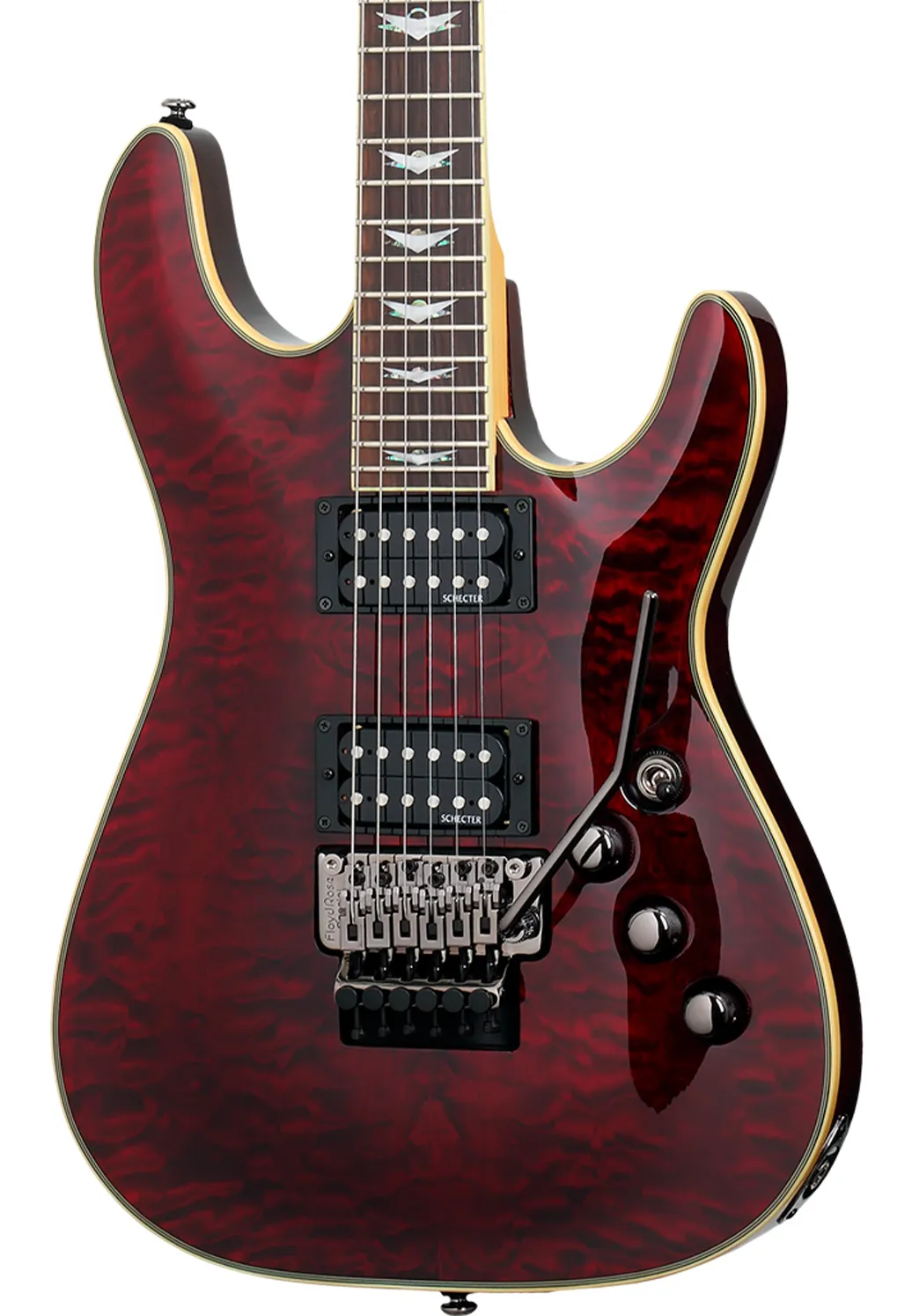 Schecter Electric Guitar Omen Extreme FR 6 - Black Cherry