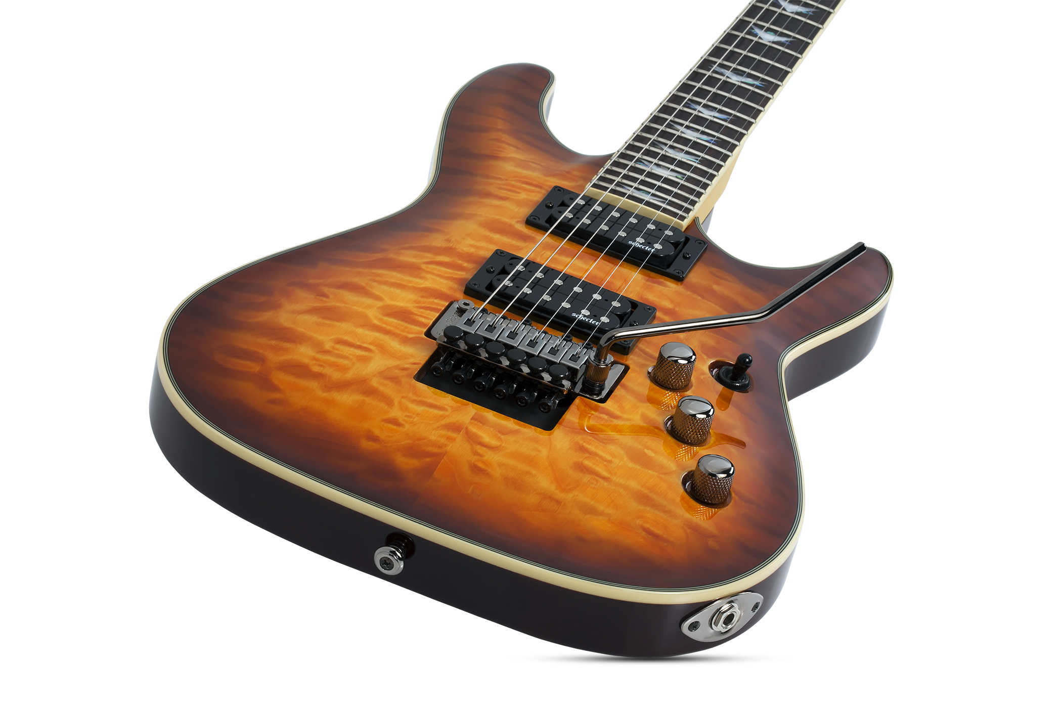 Schecter Electric Guitar Omen Extreme-FR - Vintage Sunburst