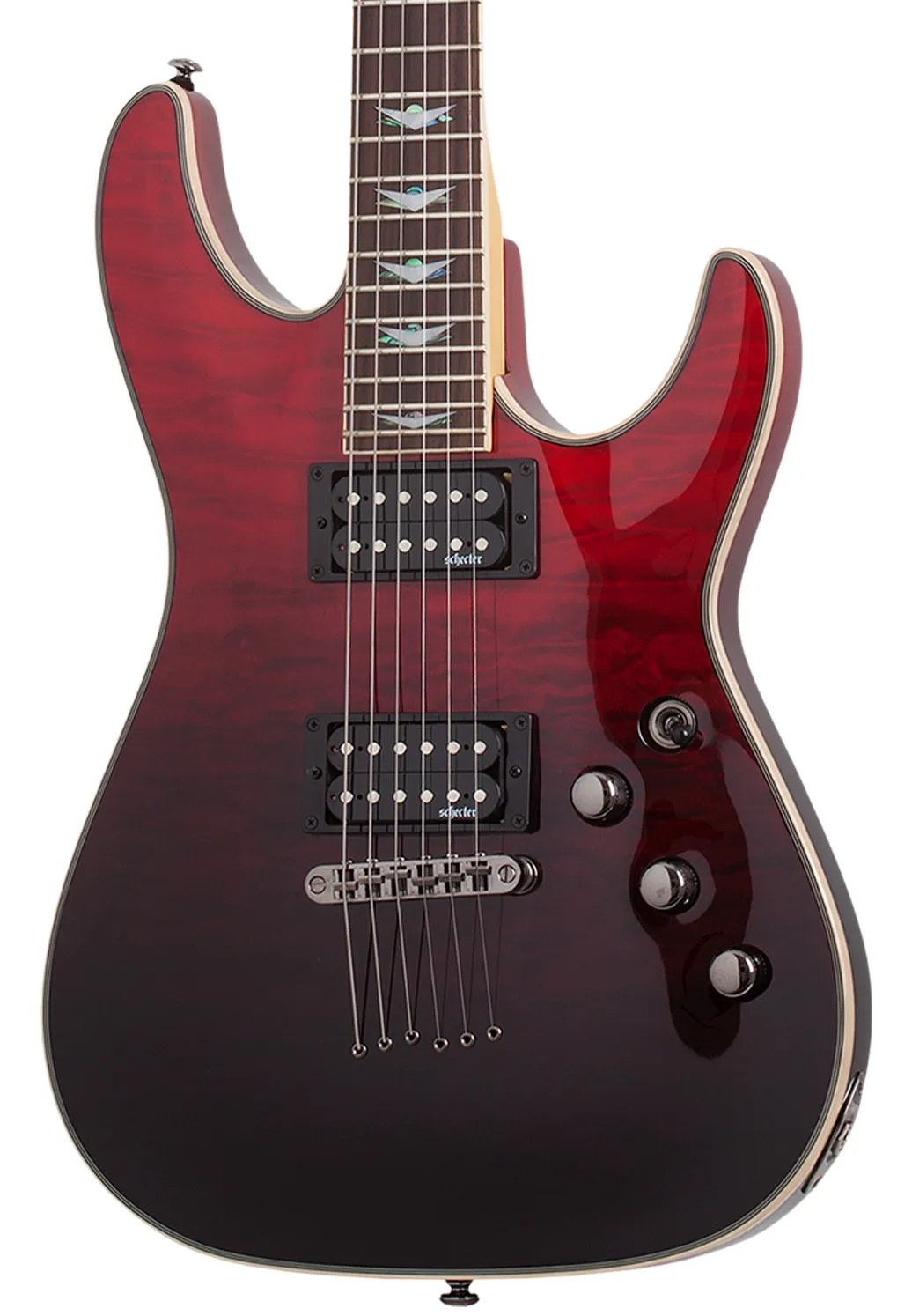 Schecter Electric Guitar Omen Extreme-6 - Blood Burst