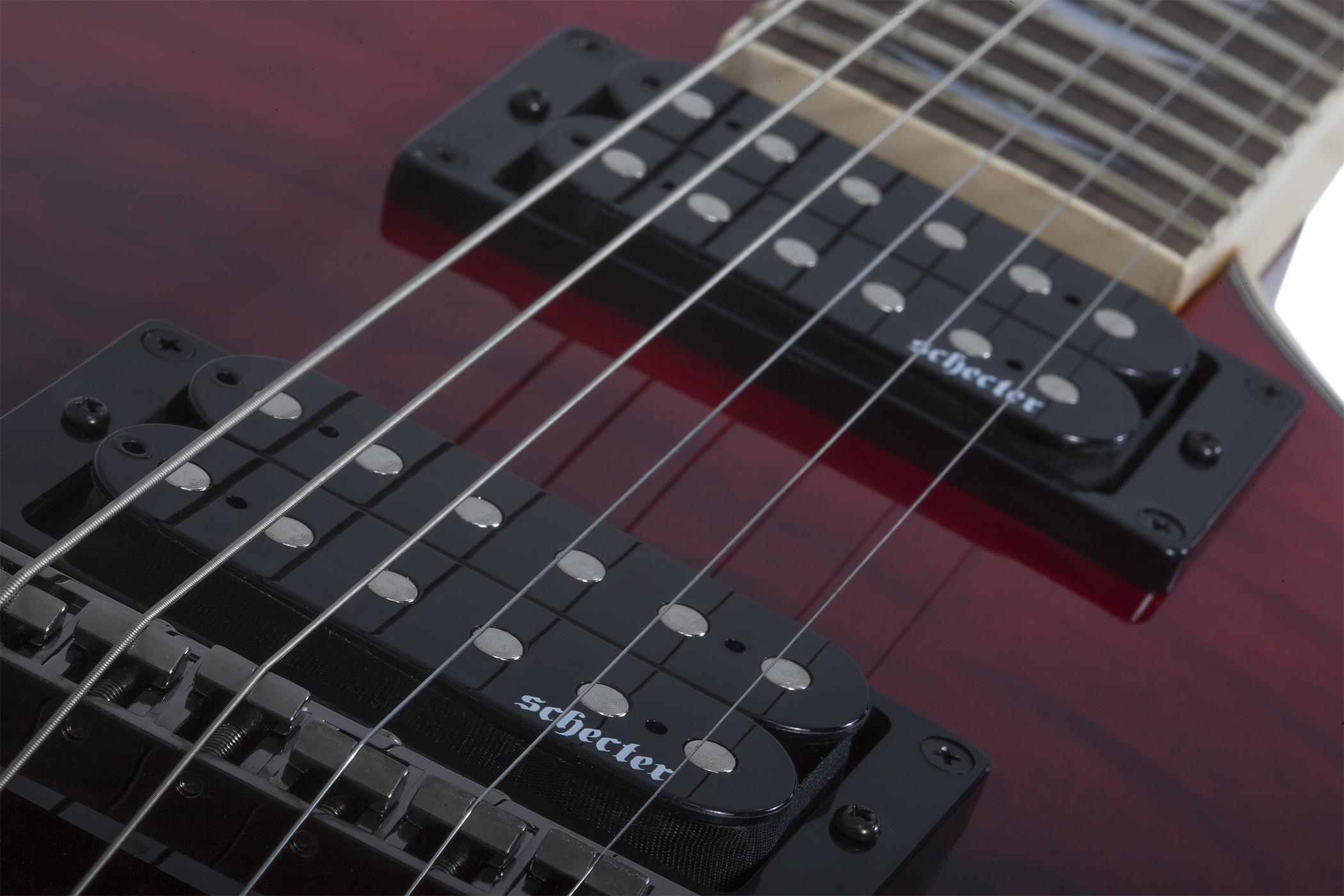 Schecter Electric Guitar Omen Extreme-6 - Blood Burst